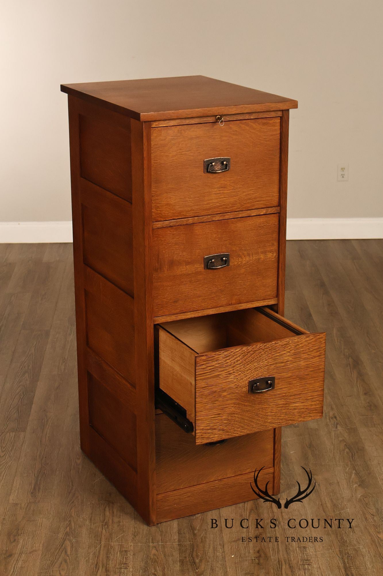 Stickley Mission Collection Oak Filing Cabinet