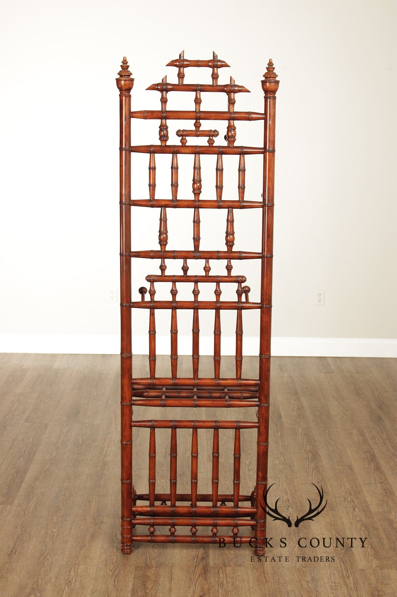 Aesthetic Movement Style Faux Bamboo Hall Tree