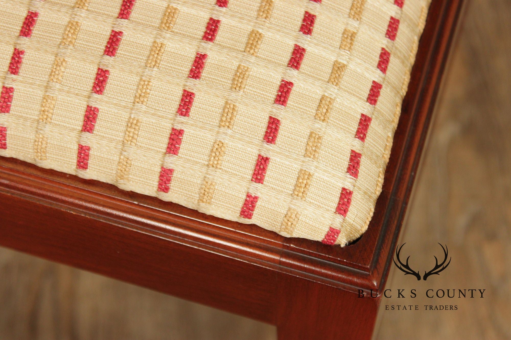 Henkel Harris English Traditional Style Cherry Corner Chair