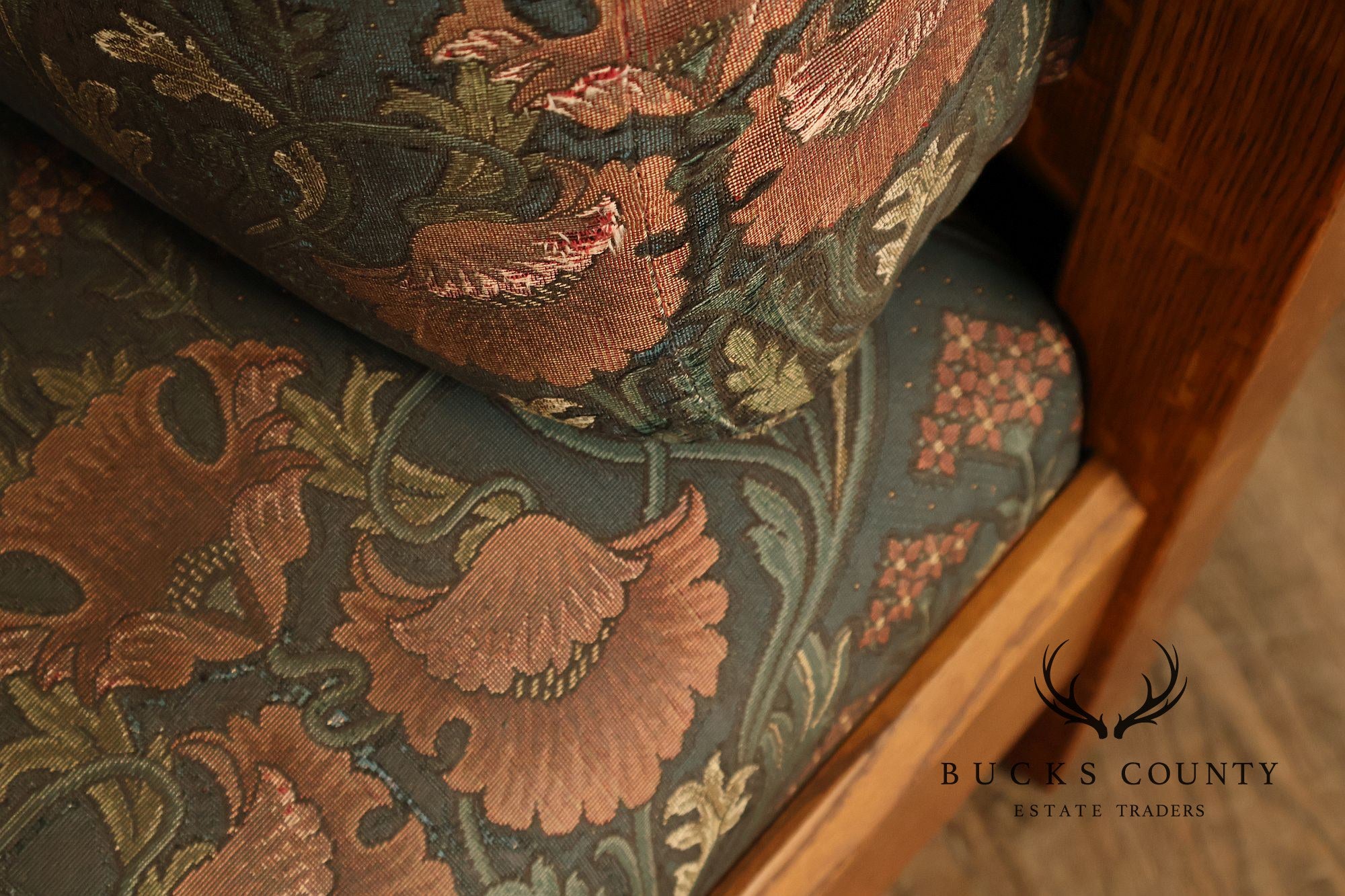 Stickley Mission Collection Pair of Oak Prairie Chairs