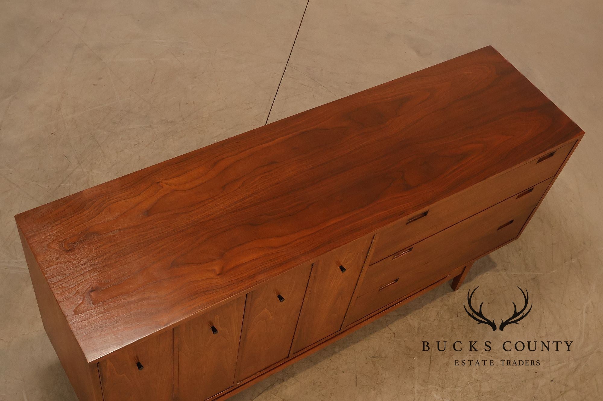 American of Martinsville Mid-Century Modern Walnut Dresser