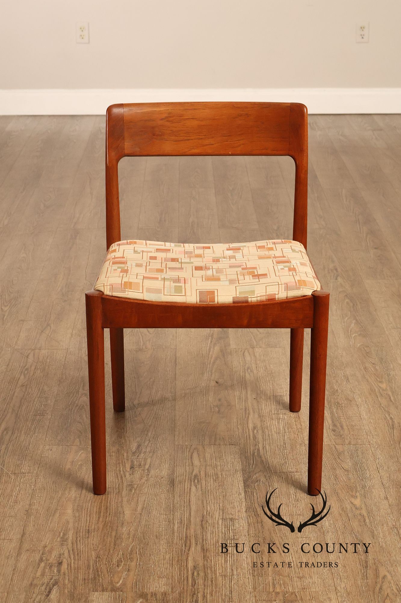 Danish Modern Set Of Eight Compatible Teak Dining Chairs