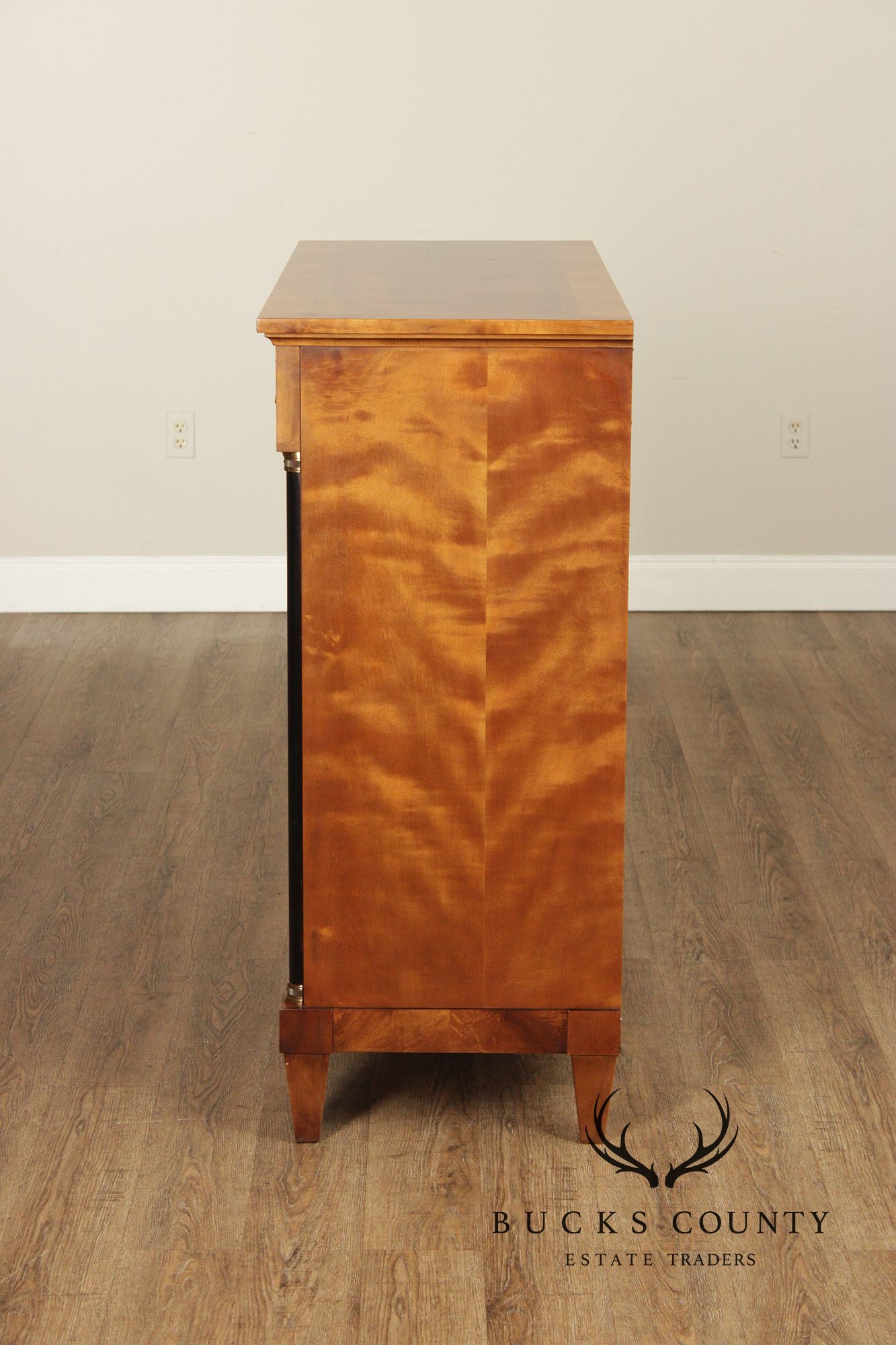 Century Furniture Empire Style Walnut Chest of Drawers