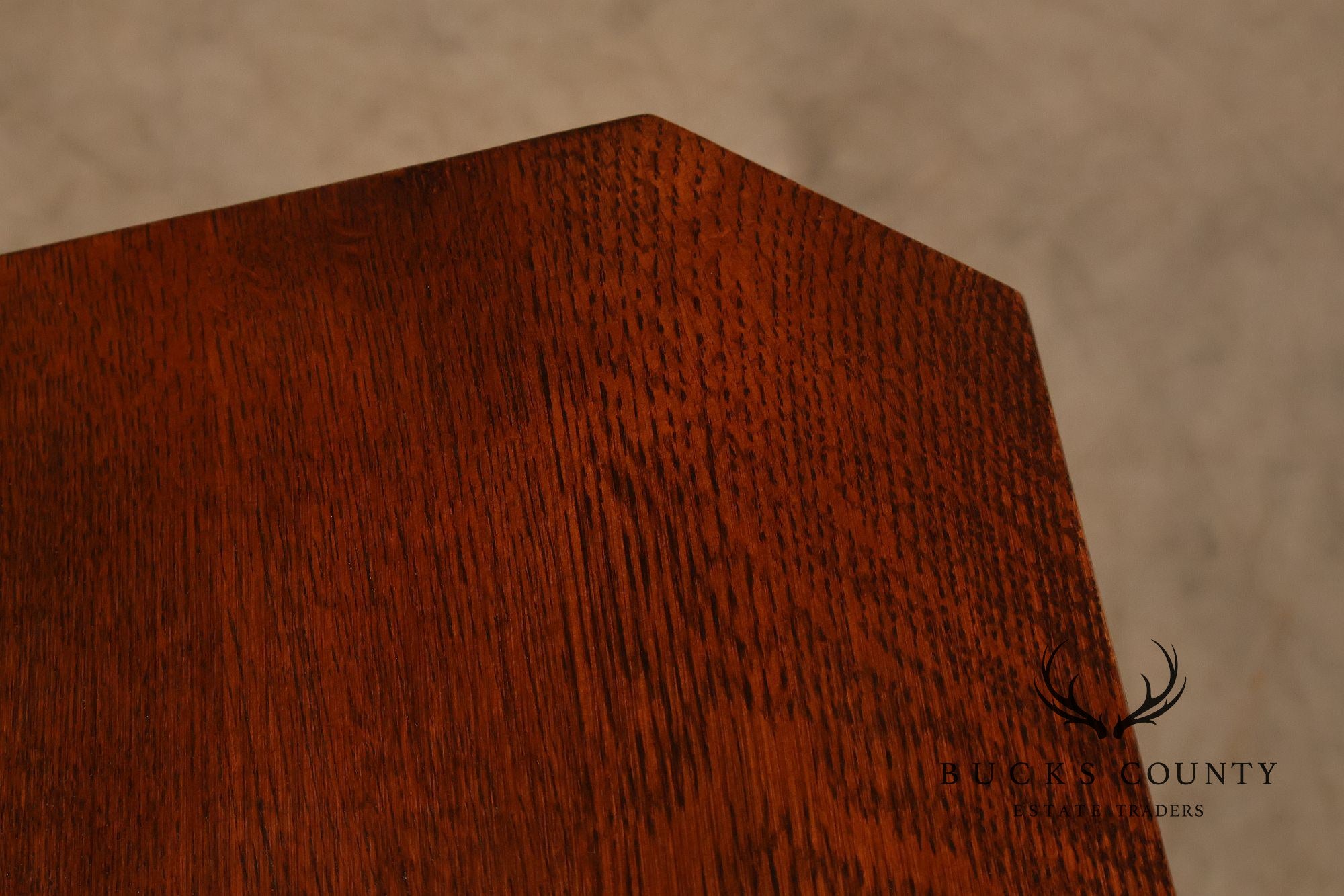 Stickley Mission Collection Oak Double Pedestal Dining Table