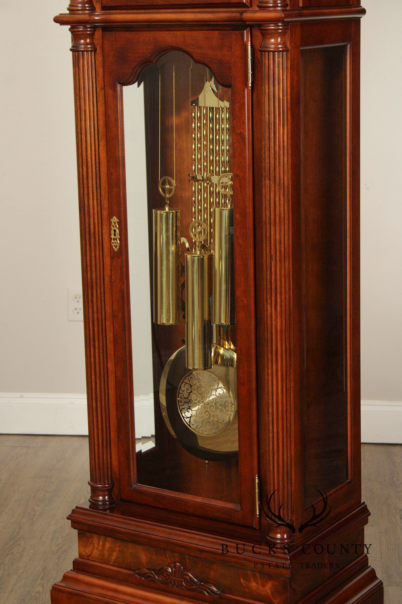 Sligh Georgian Style Mahogany 'Wilton' Grandfather Clock