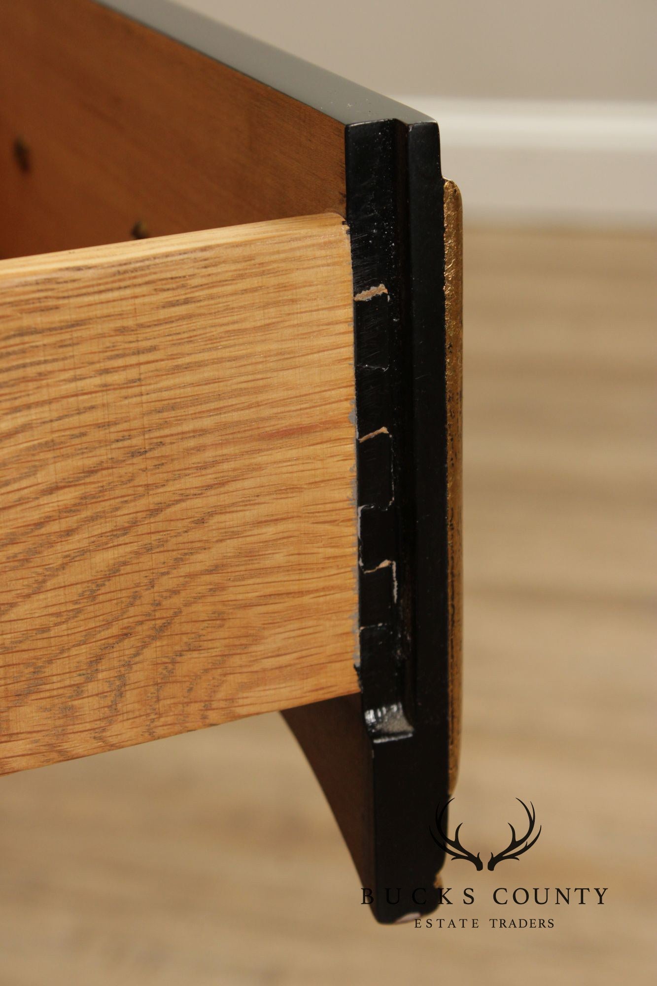 Baker Furniture Napoleon II Style Leather Top Writing Desk