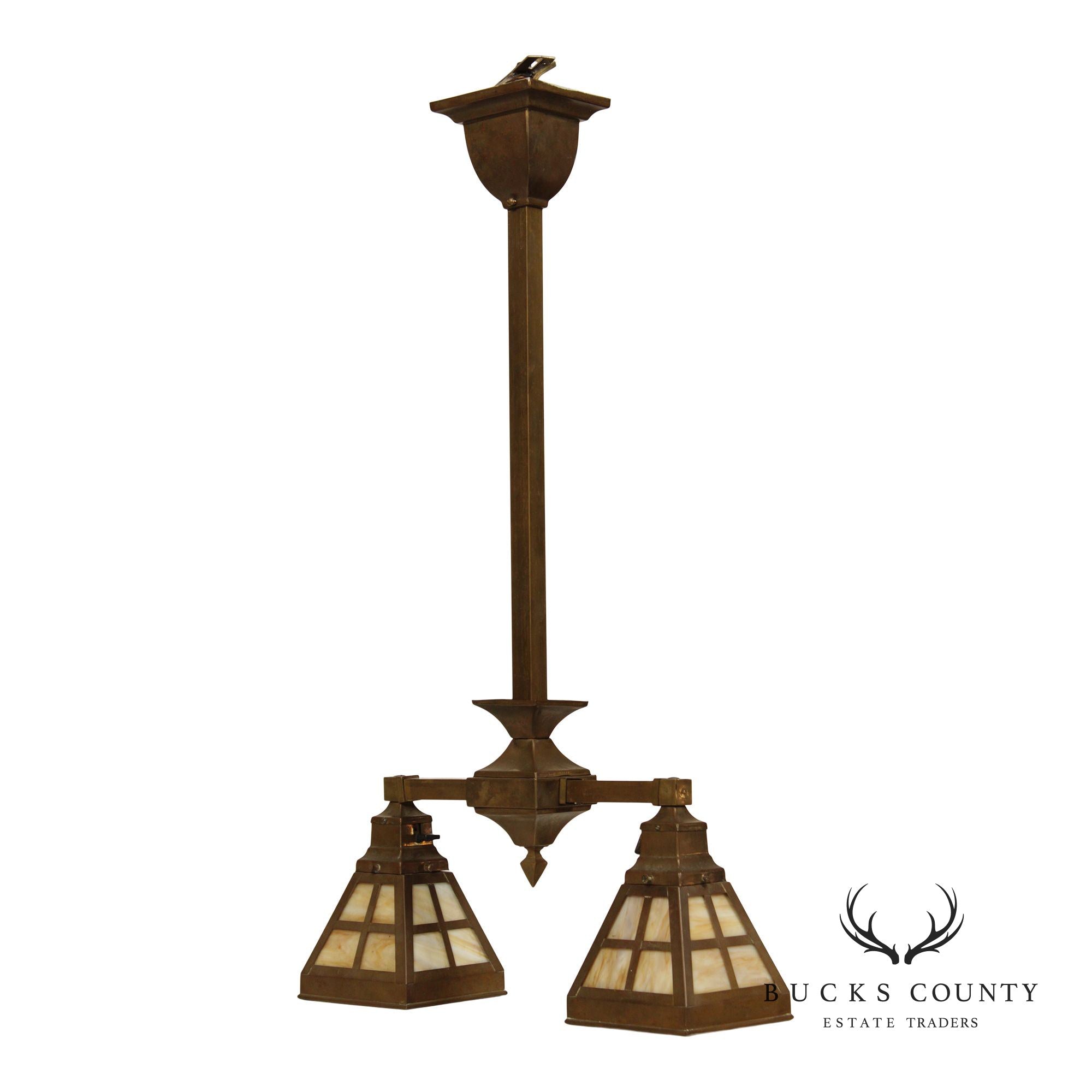 Arts and Crafts Hanging Light Fixture