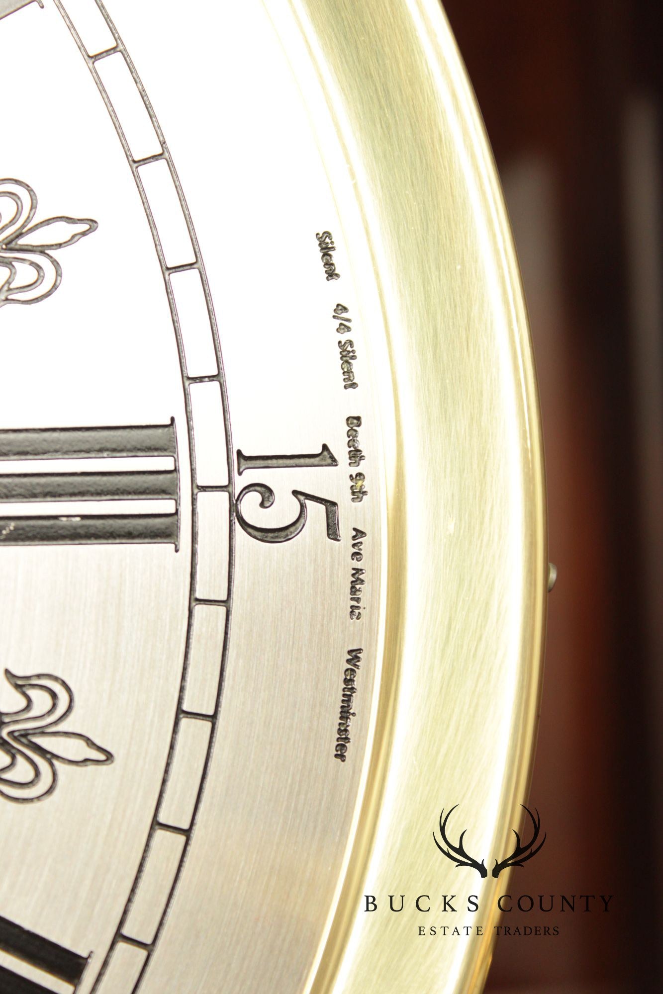 Sligh Mahogany Millennium Limited Edition Grandfather Clock With Corinthian Columns