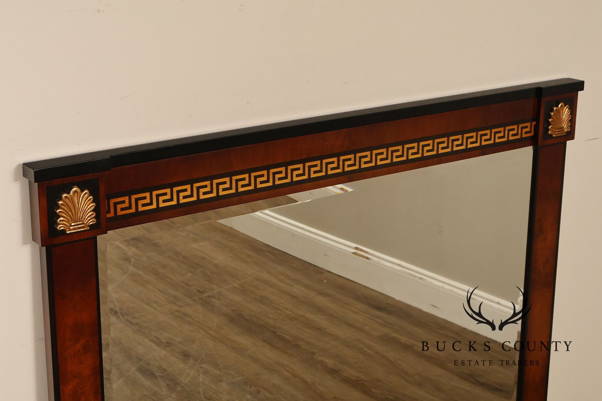 Mariner Fine Furniture Empire Style Mahogany Wall Mirror