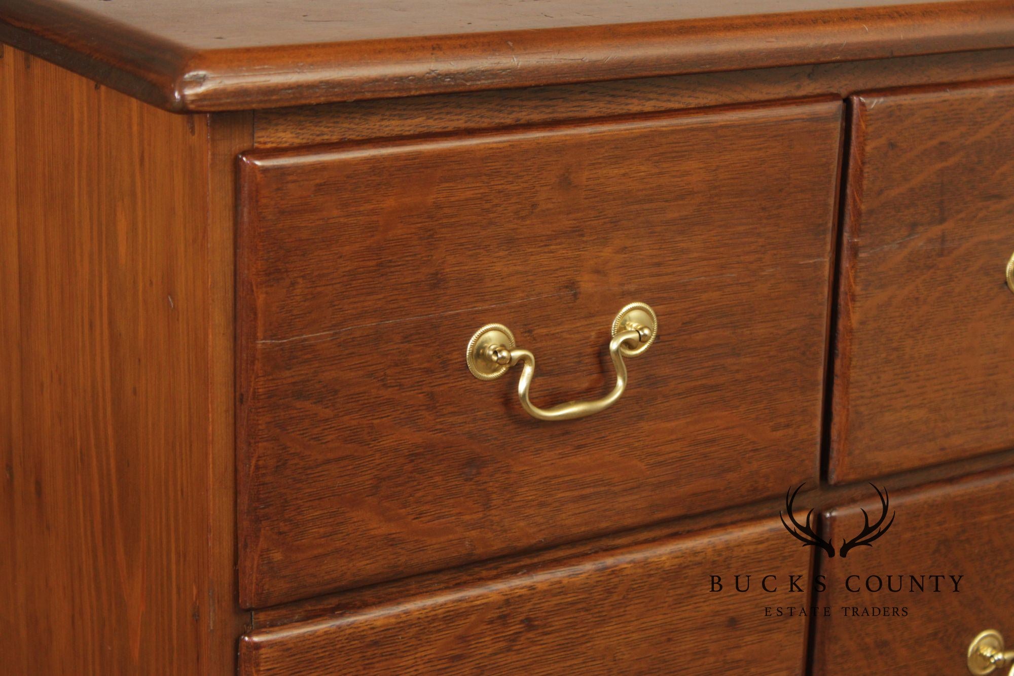 Antique Oak and Poplar Sixteen Drawer Apothecary Chest