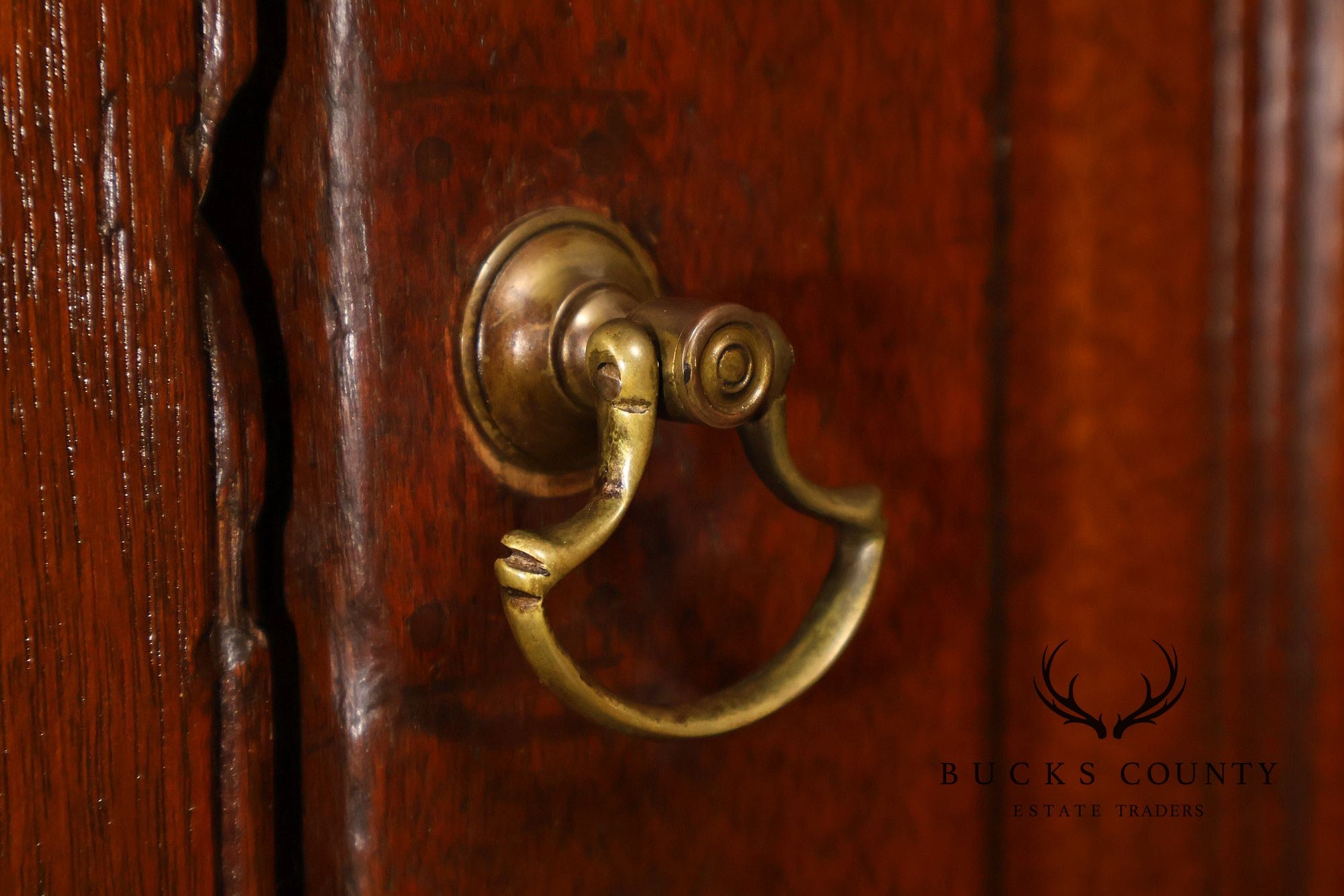 Antique American Walnut Corner Cabinet