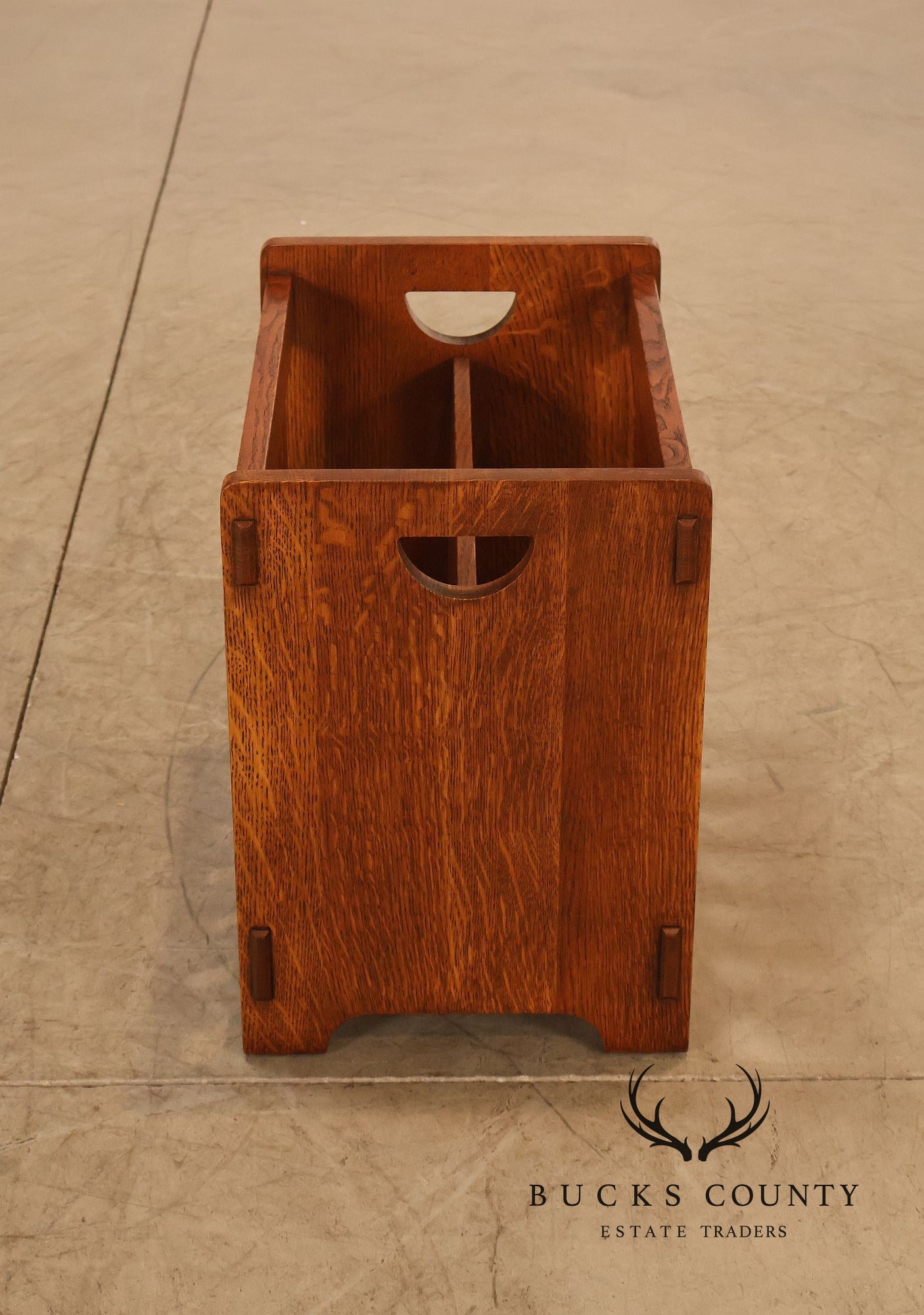 Stickley Mission Collection Oak Magazine Rack
