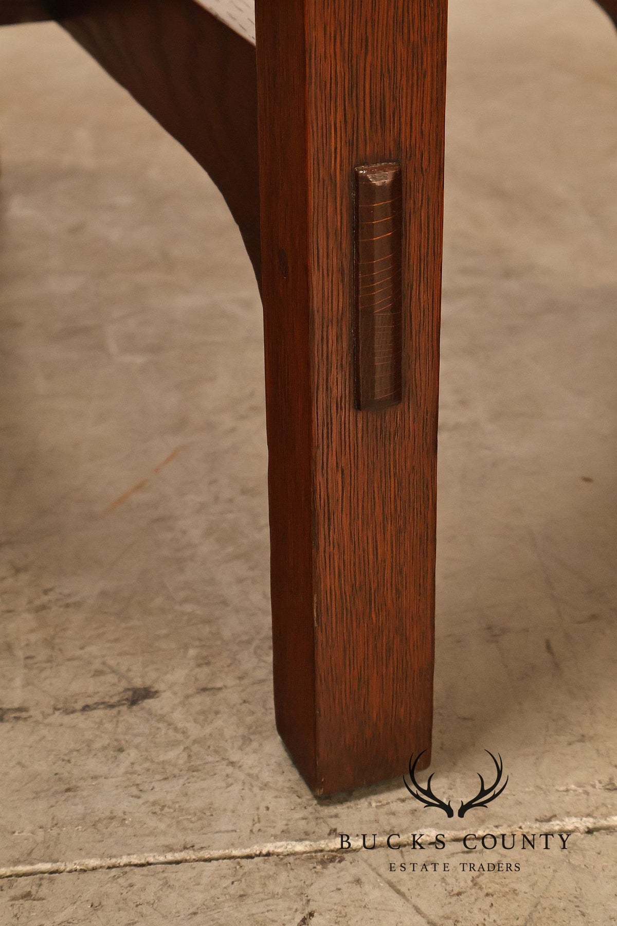 Antique Gustav Stickley Model 644 Mission Oak Round Table