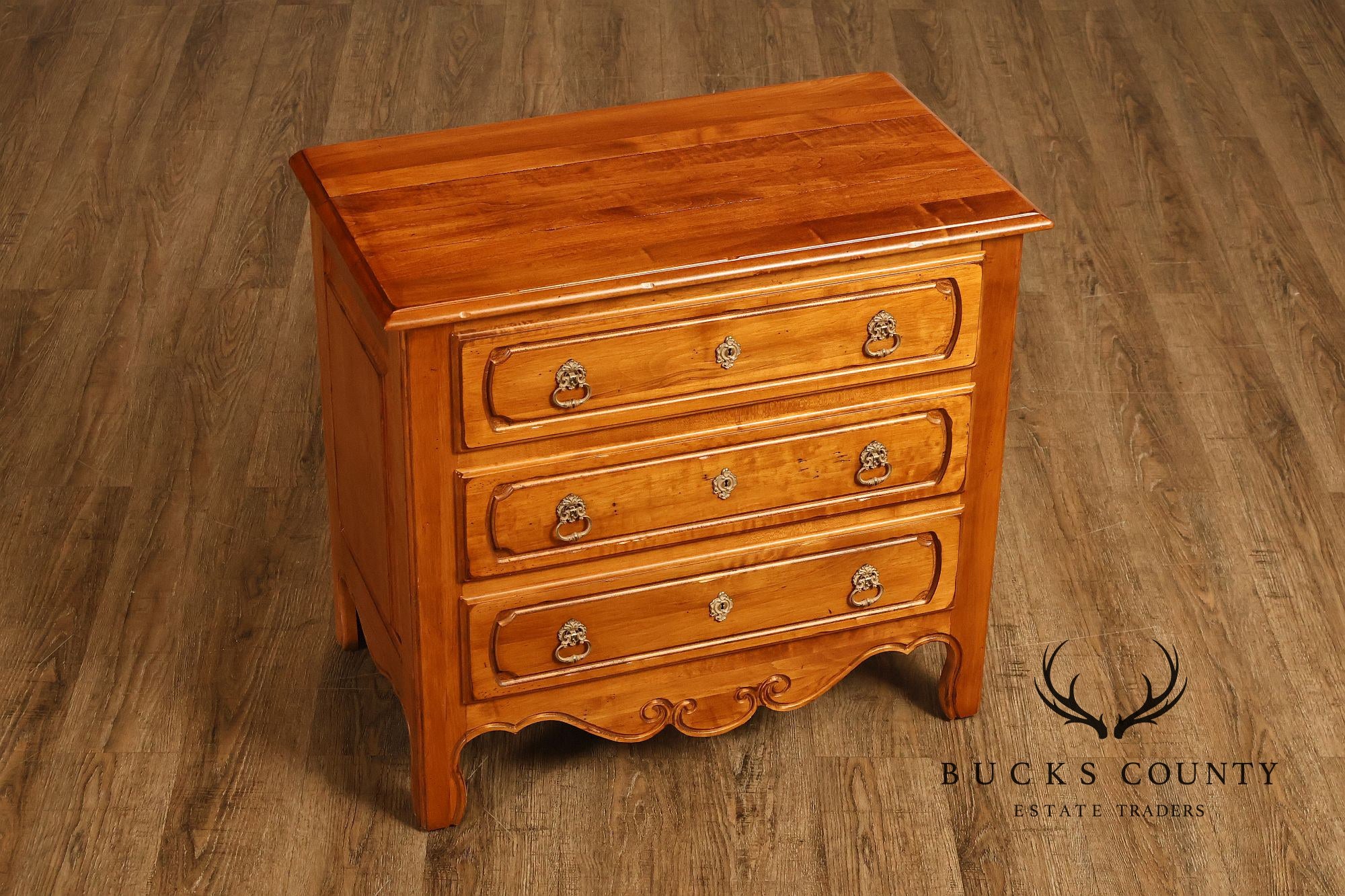 Ethan Allen 'Legacy' French Country Style Pair of Nightstands