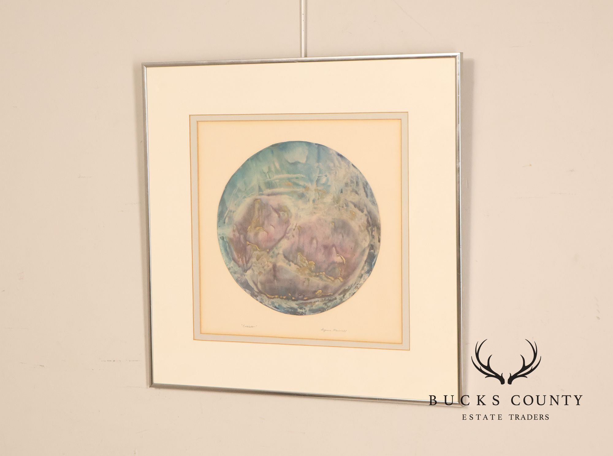 Suzanne Marinell Melted Wax Painting, 'Callisto'