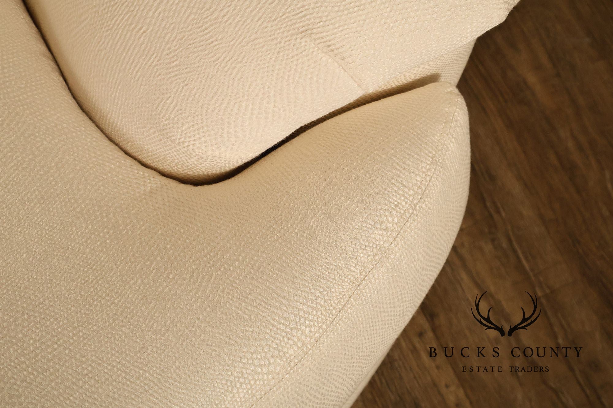 Thayer Coggin Post Modern Curved Sectional Sofa