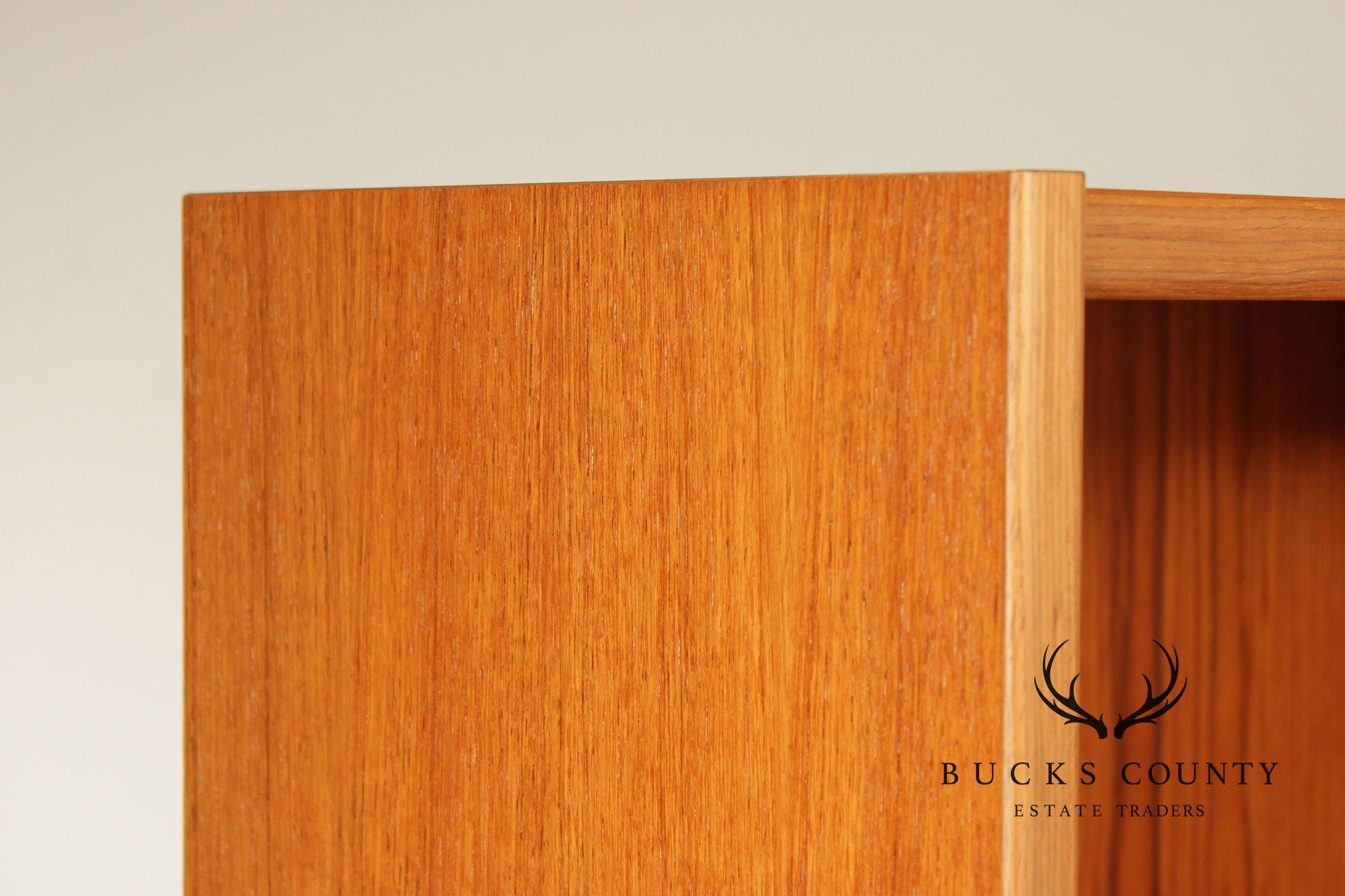 Pair Of Danish Mid Century Modern Teak Bookcases