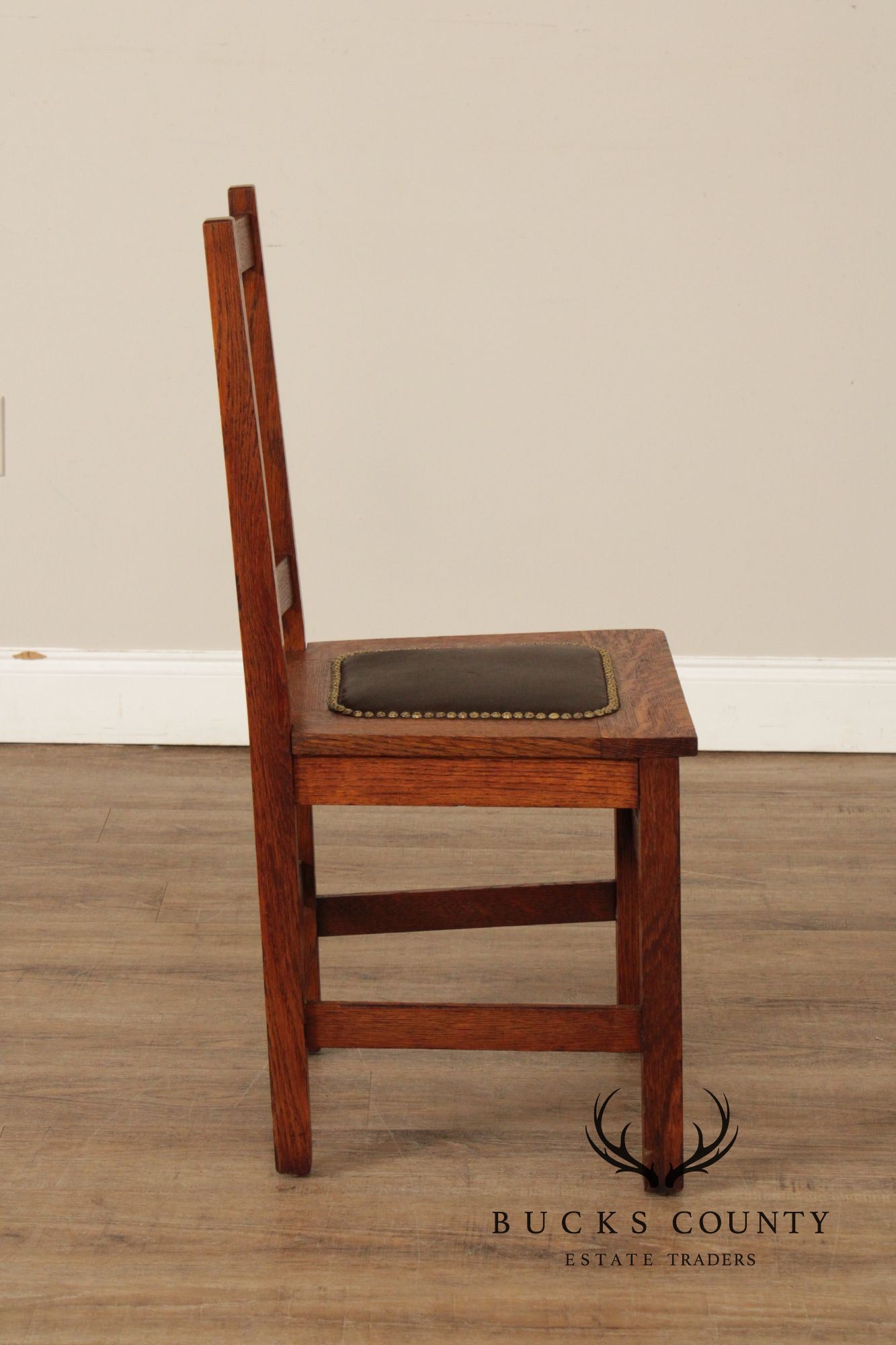 Limbert Mission Oak Desk Chair