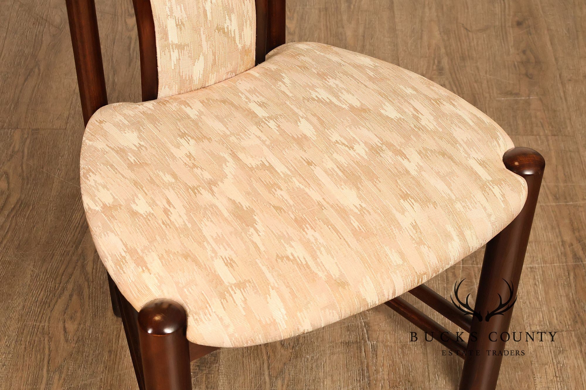 Boltinge Stolefabrik A/S Danish Modern Set Of Six Upholstered Dining Chairs