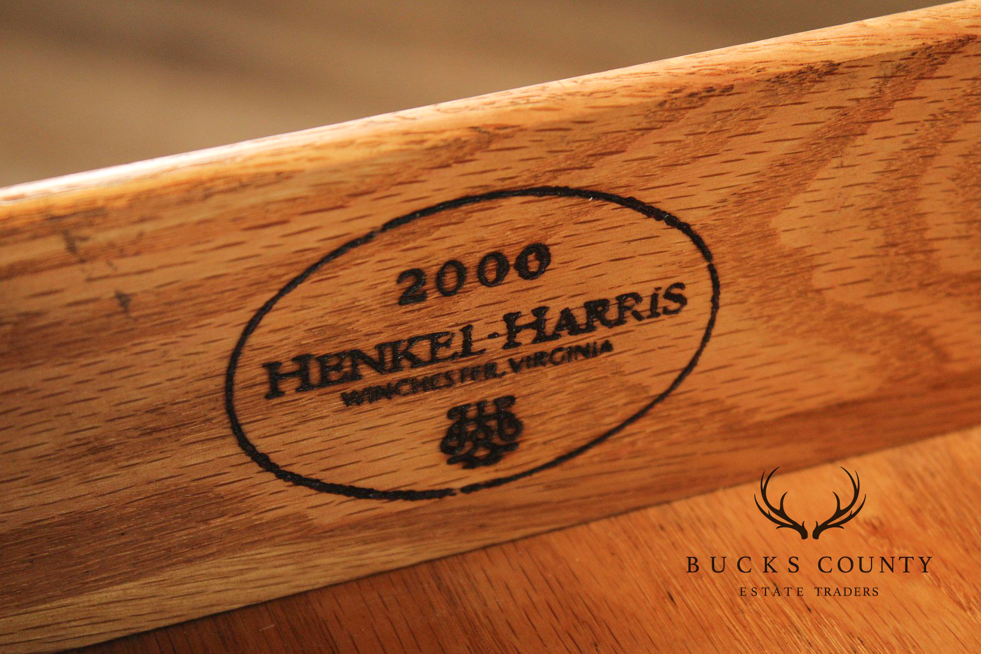 Henkel Harris Regency Style Mahogany Breakfront China Cabinet