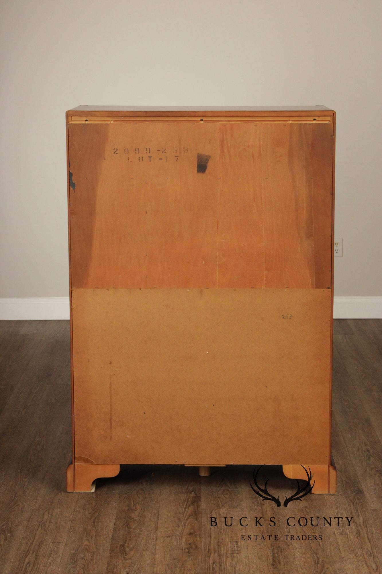 National Mt. Airy Campaign Style Tall Chest
