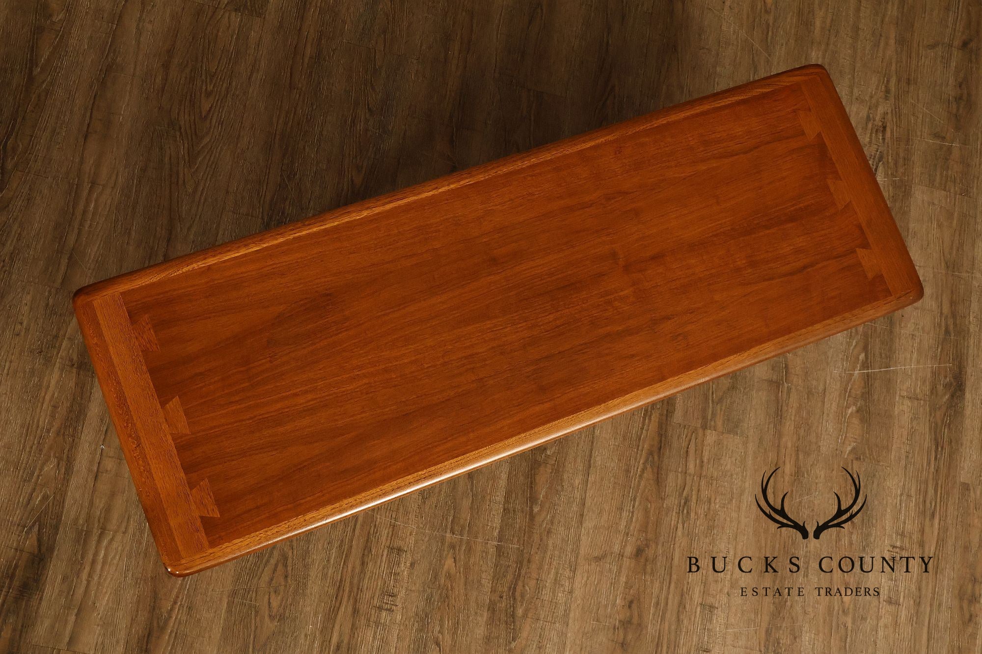 Lane Acclaim Mid Century Modern Walnut Single Drawer Rectangular Coffee Table