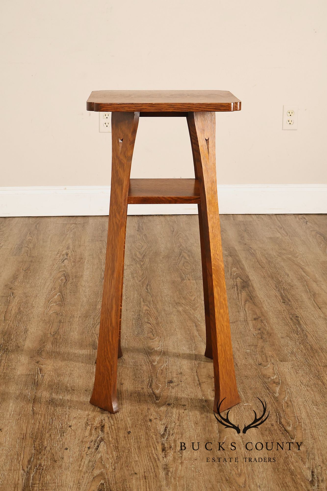 Stickley Mission Collection Tom Jones Oak Drink Stand