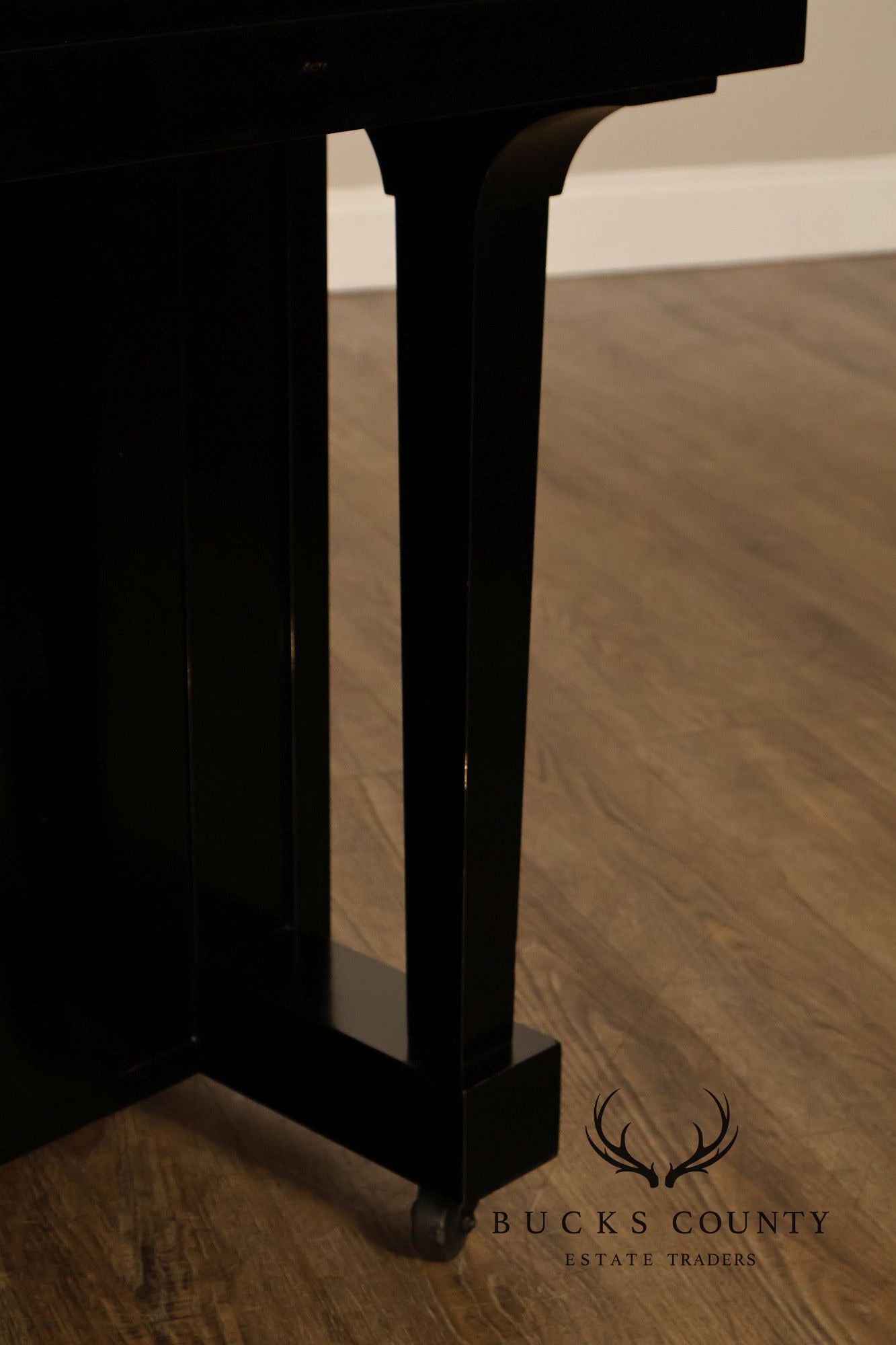 Steinway & Sons Model 1098 Ebonized Upright Piano With Bench