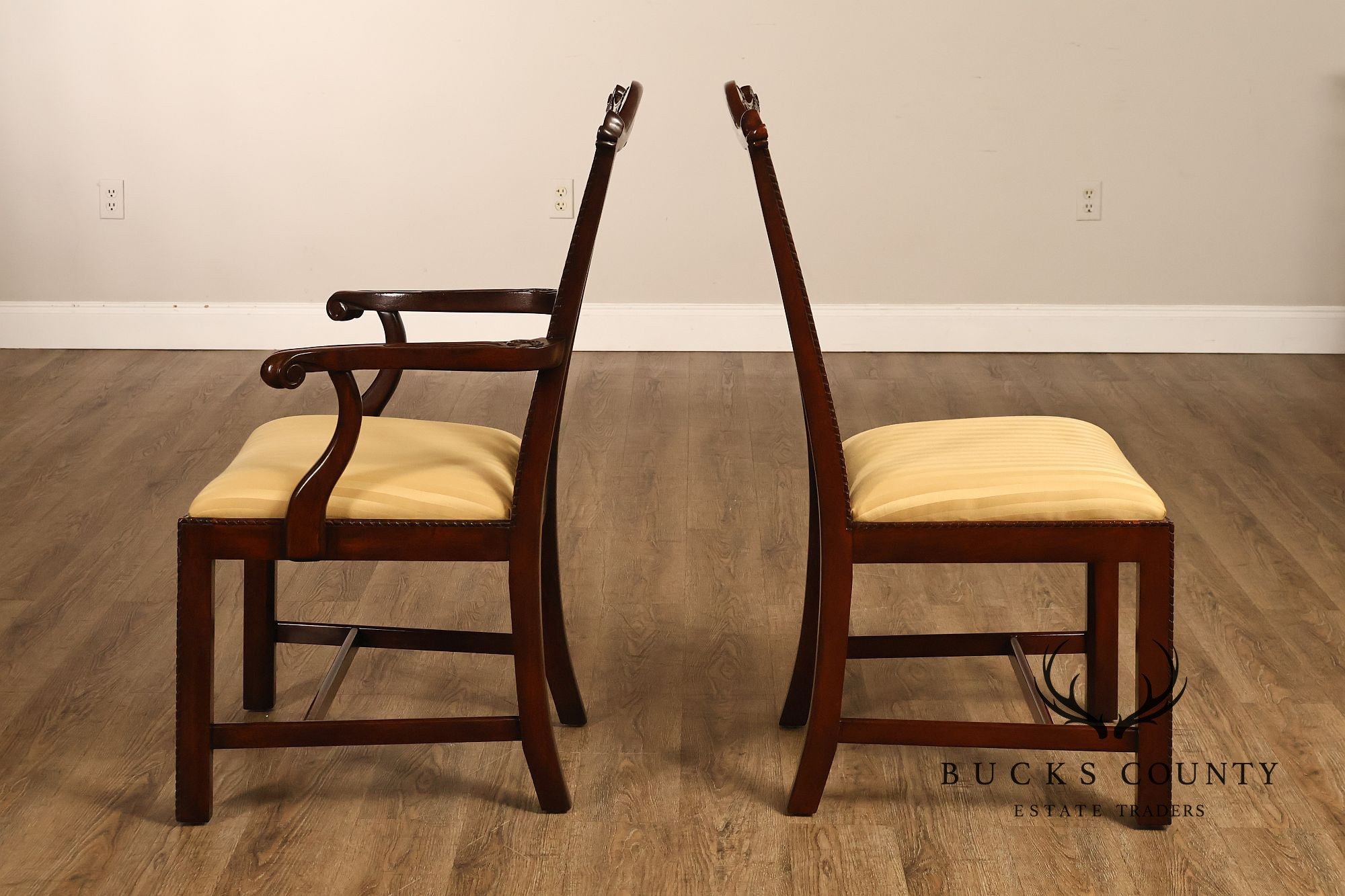 Henredon Set of 10 Mahogany Dining Chairs