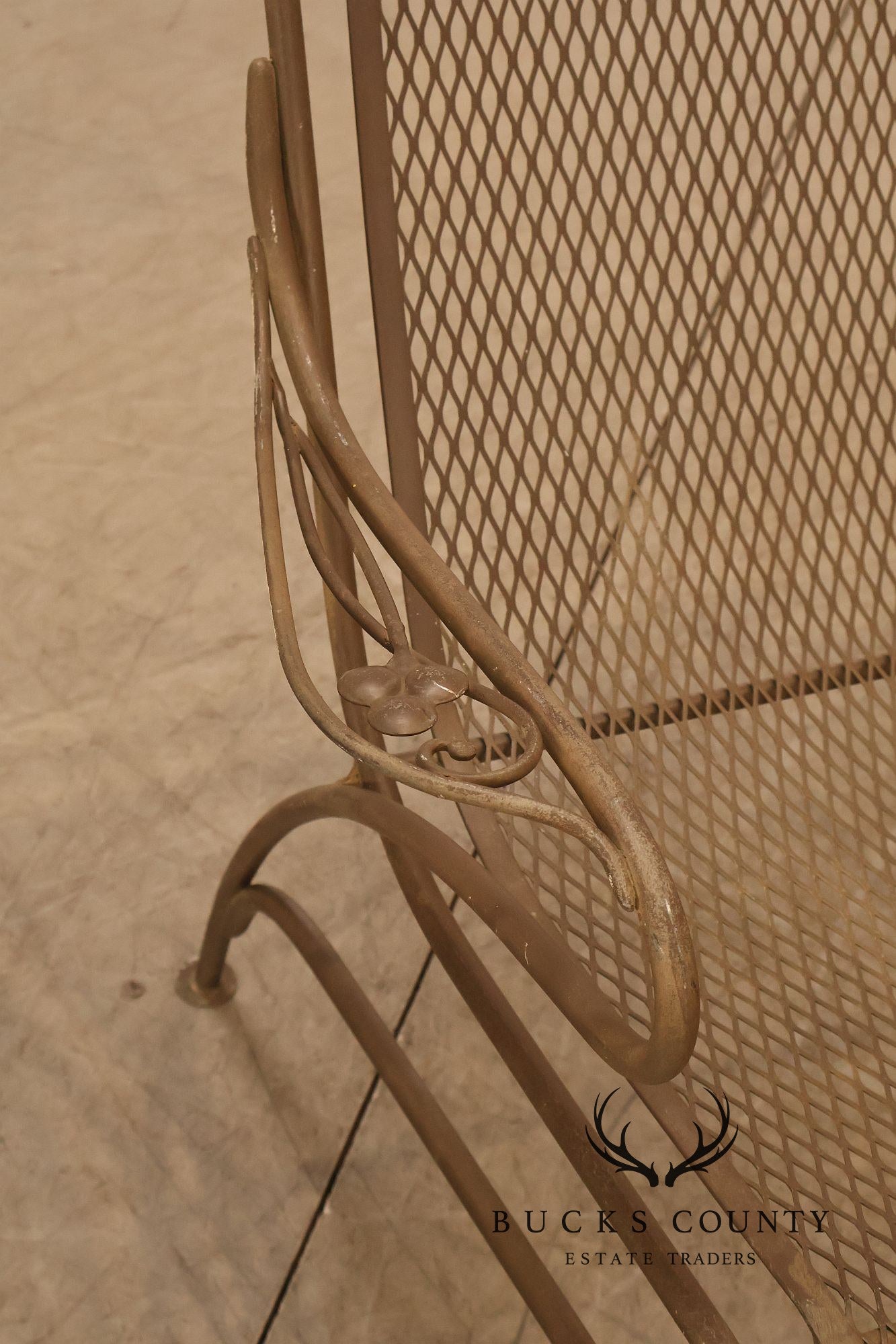 Vintage Salterini Wrought Iron 6 Piece Patio Set