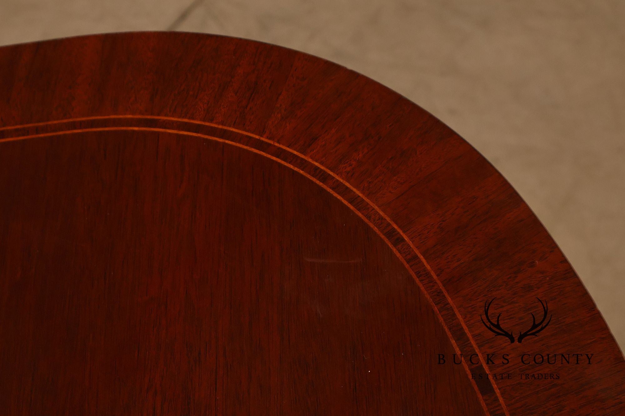 Councill Craftsmen Double Pedestal Mahogany Dining Table