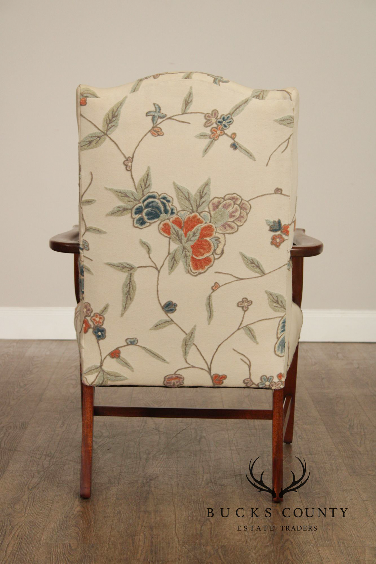 Statesville Ross Traditional Upholstered Pair of Lolling Chairs