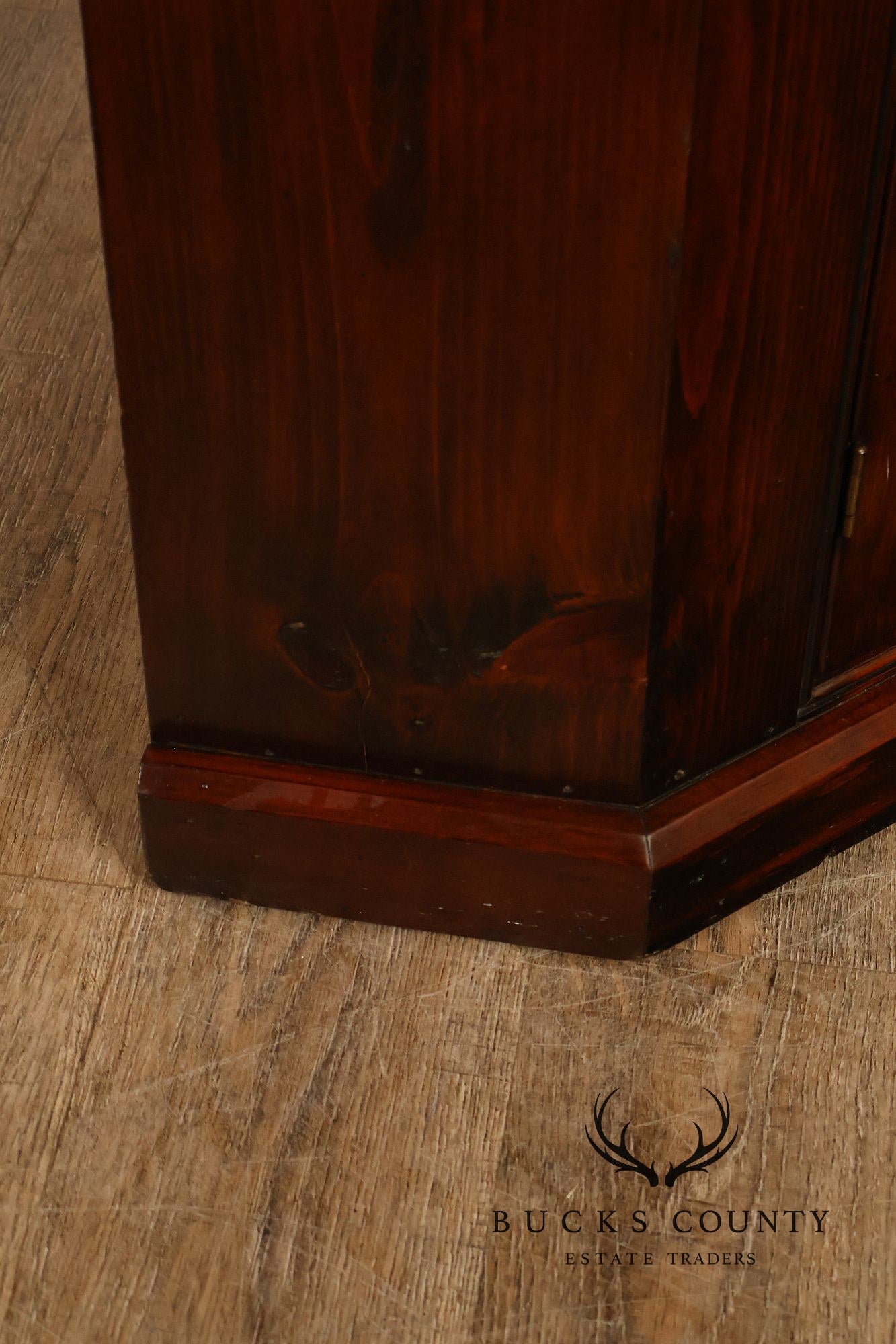 Stephen Von Hohen Farmhouse Pine Corner Cupboard