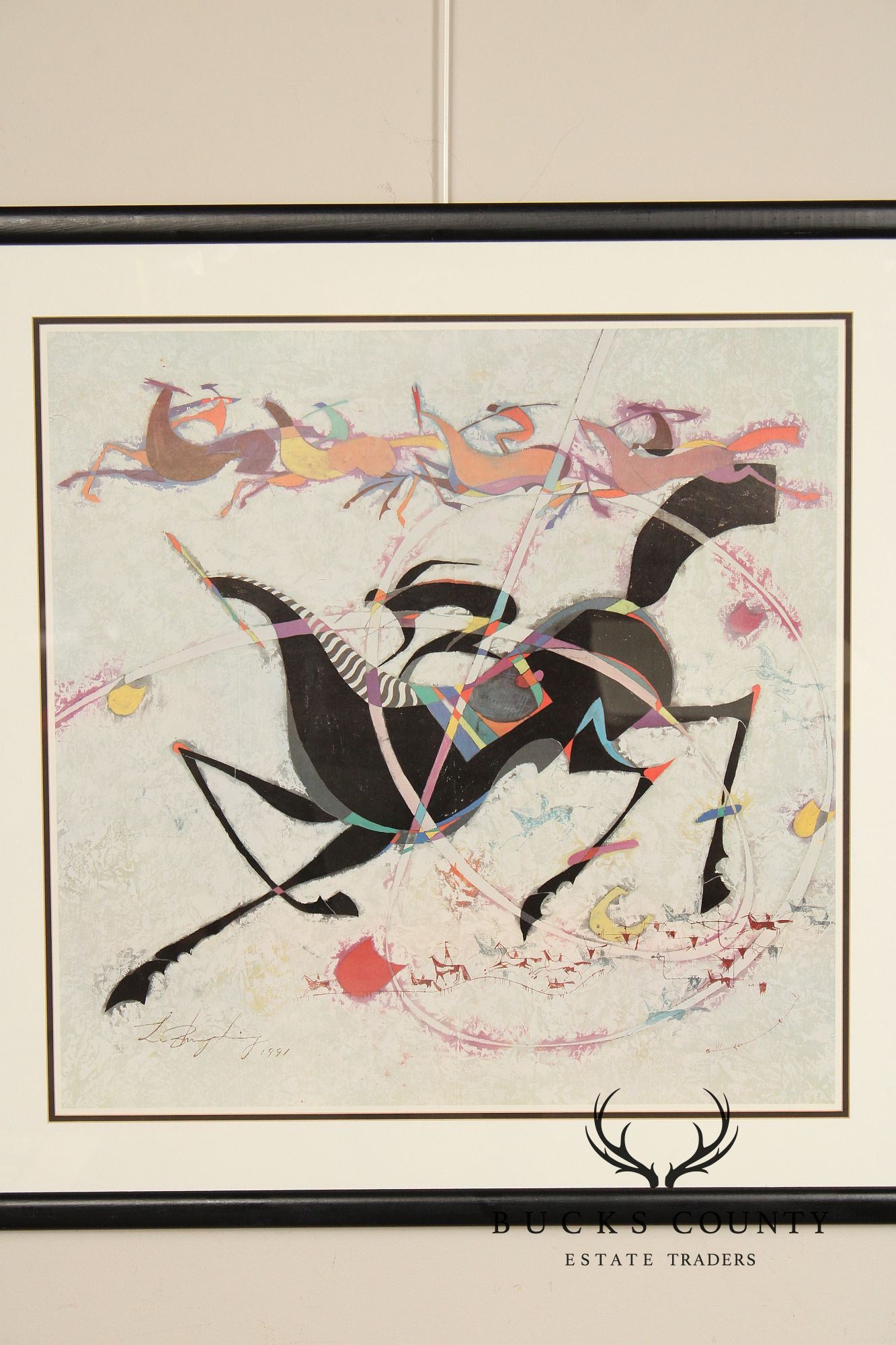 Li Zhong Liang Contemporary Print, Cave Painting