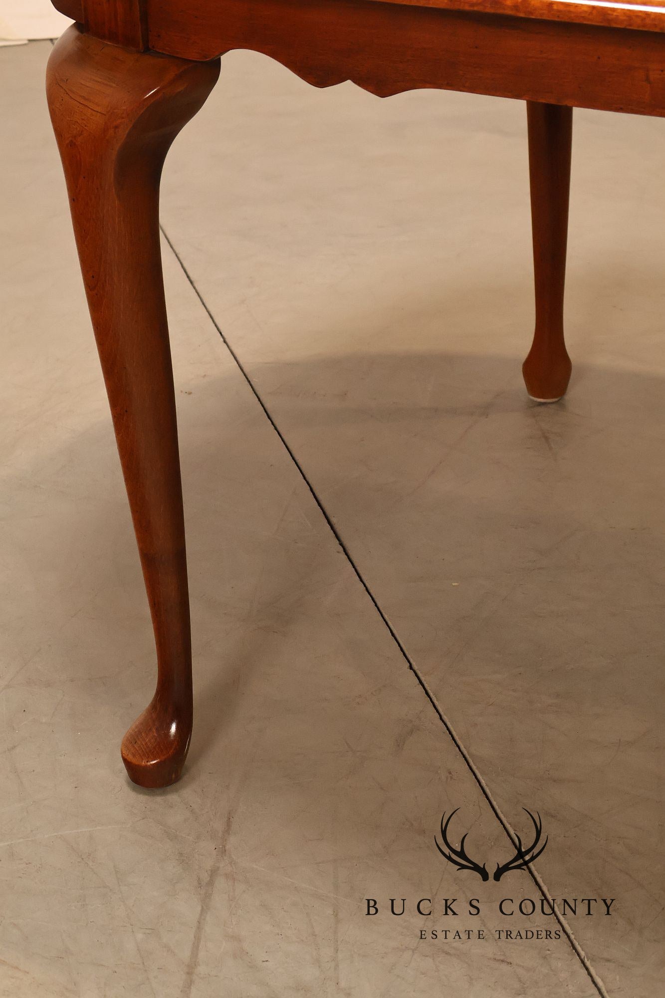 American Drew Traditional Cherry Dining Table With Two Leaves
