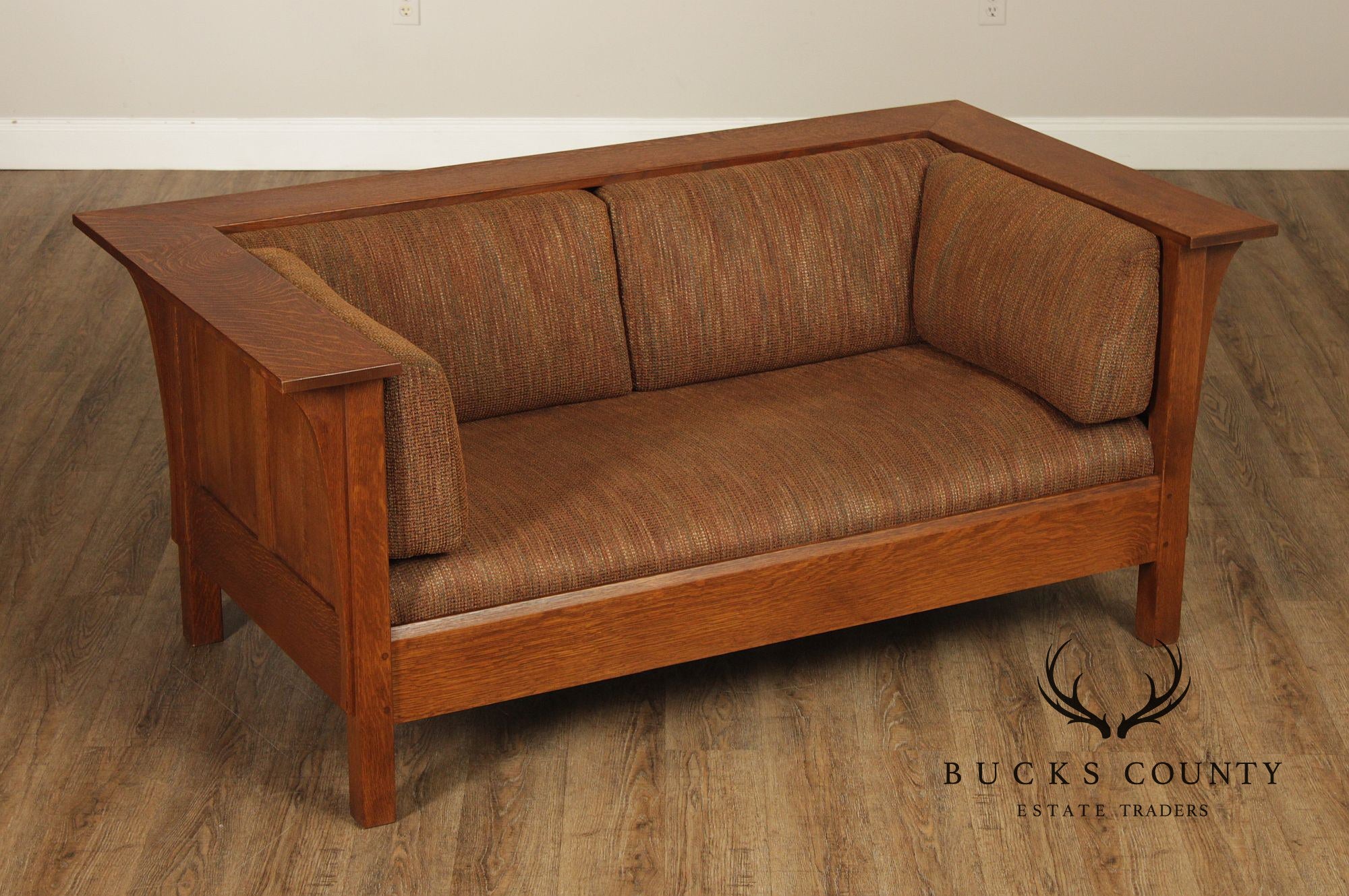 Stickley Mission Collection Oak Prairie Loveseat