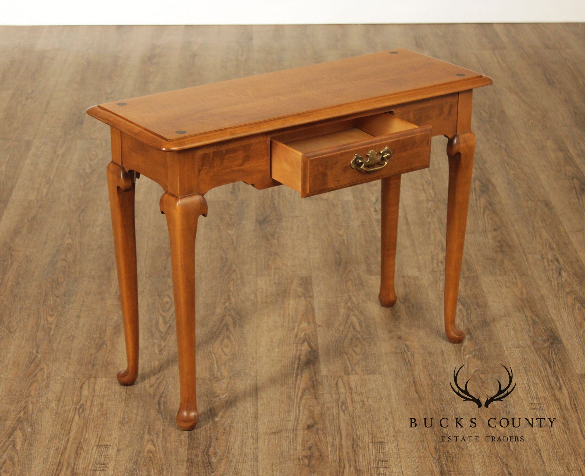 Ethan Allen 1776 Collection Maple Console Table