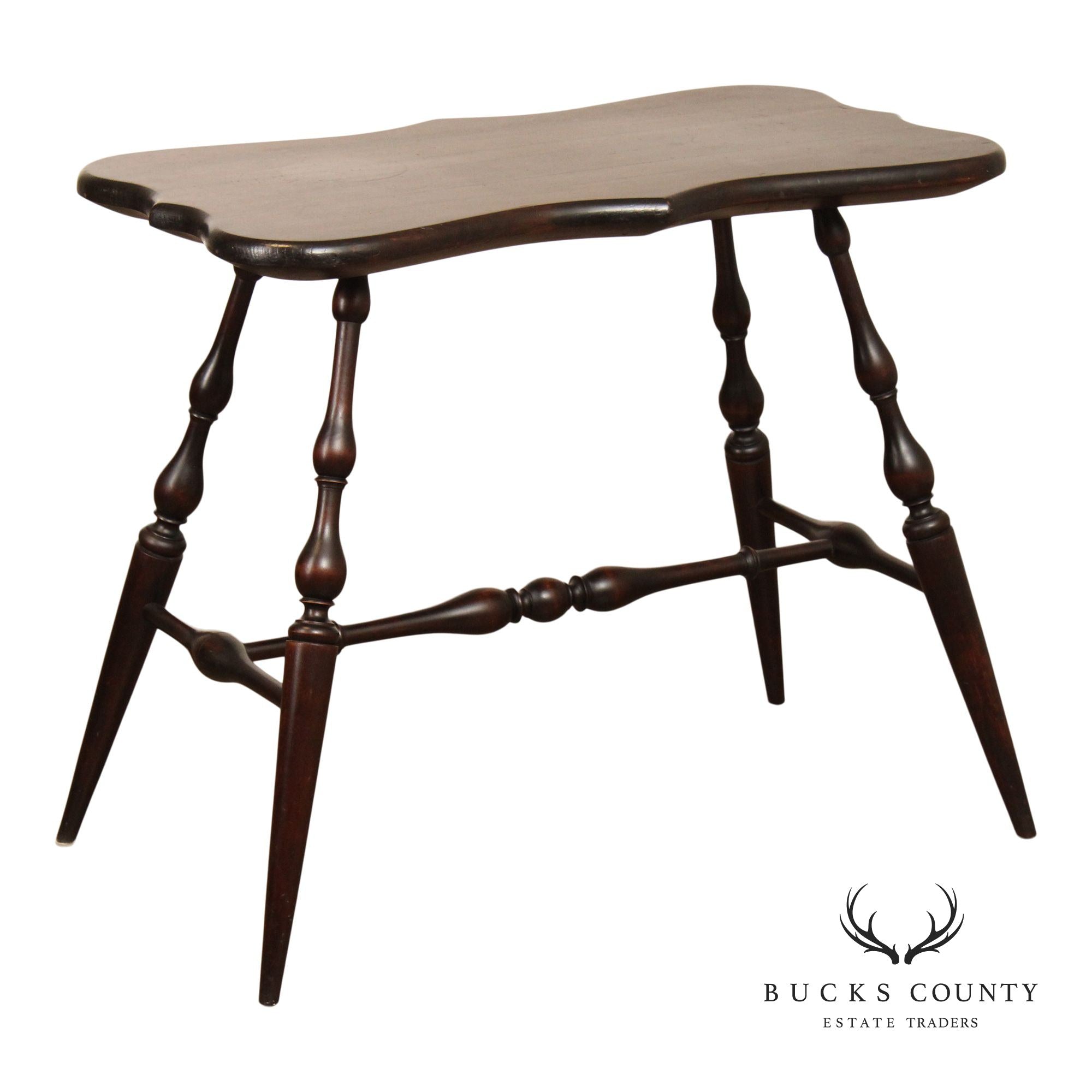 Wallace Nutting Colonial Revival Windsor Side Table