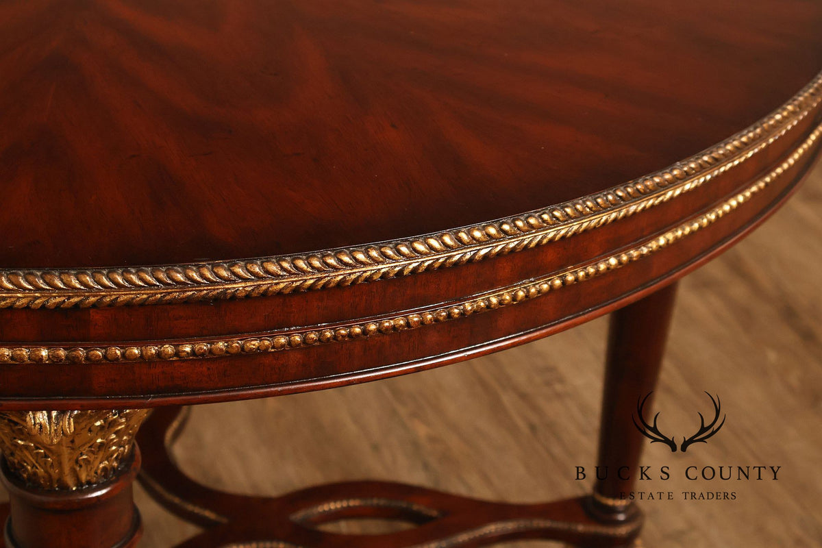 Italian Regency Style Mahogany Center Table