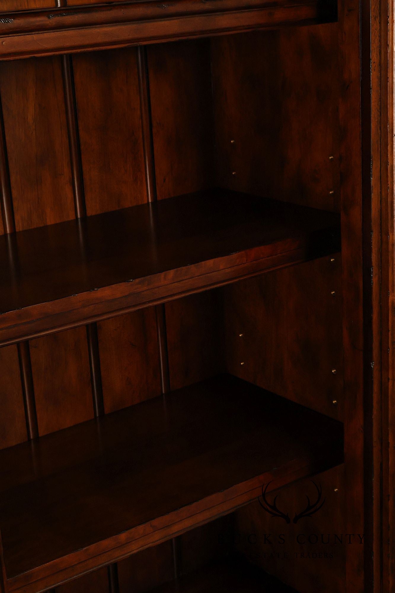 Sligh Large Traditional Lighted Bookcase Cabinet