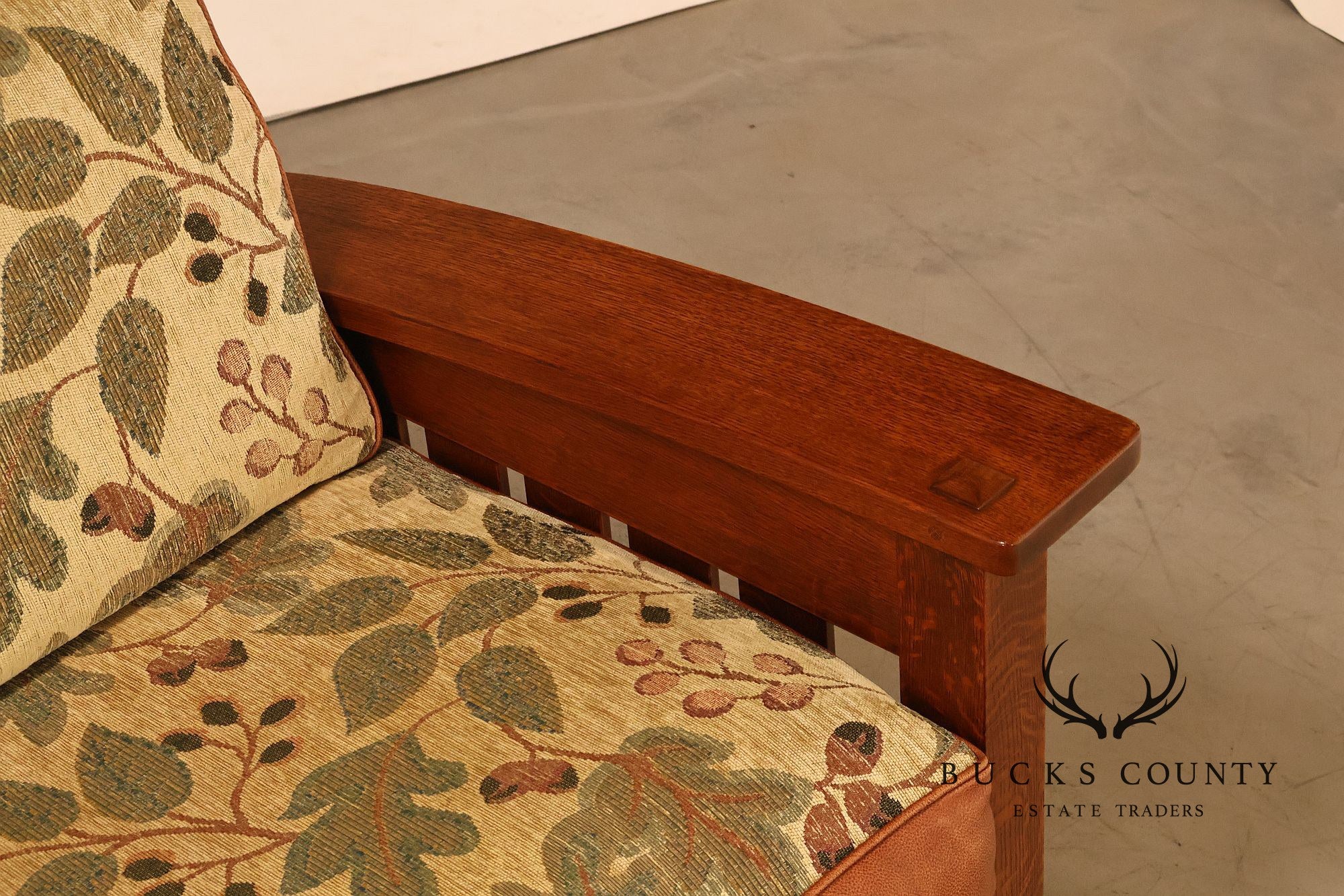 Stickley Mission Collection Oak Orchard Street Sofa