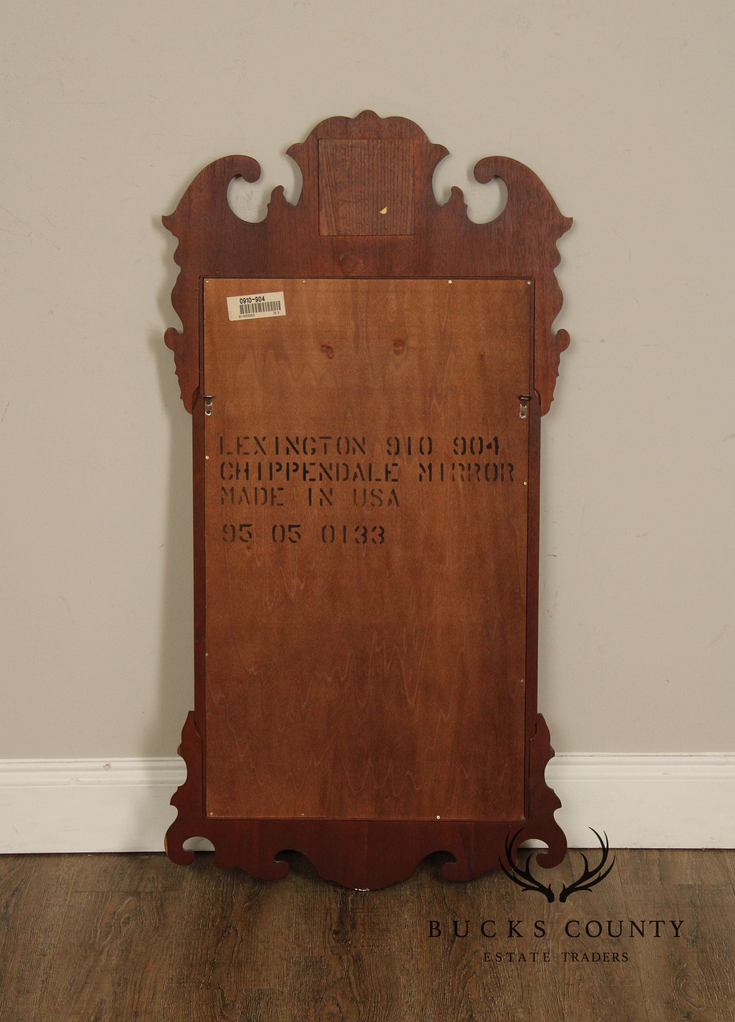 Lexington Chippendale Style Mahogany Wall Mirror