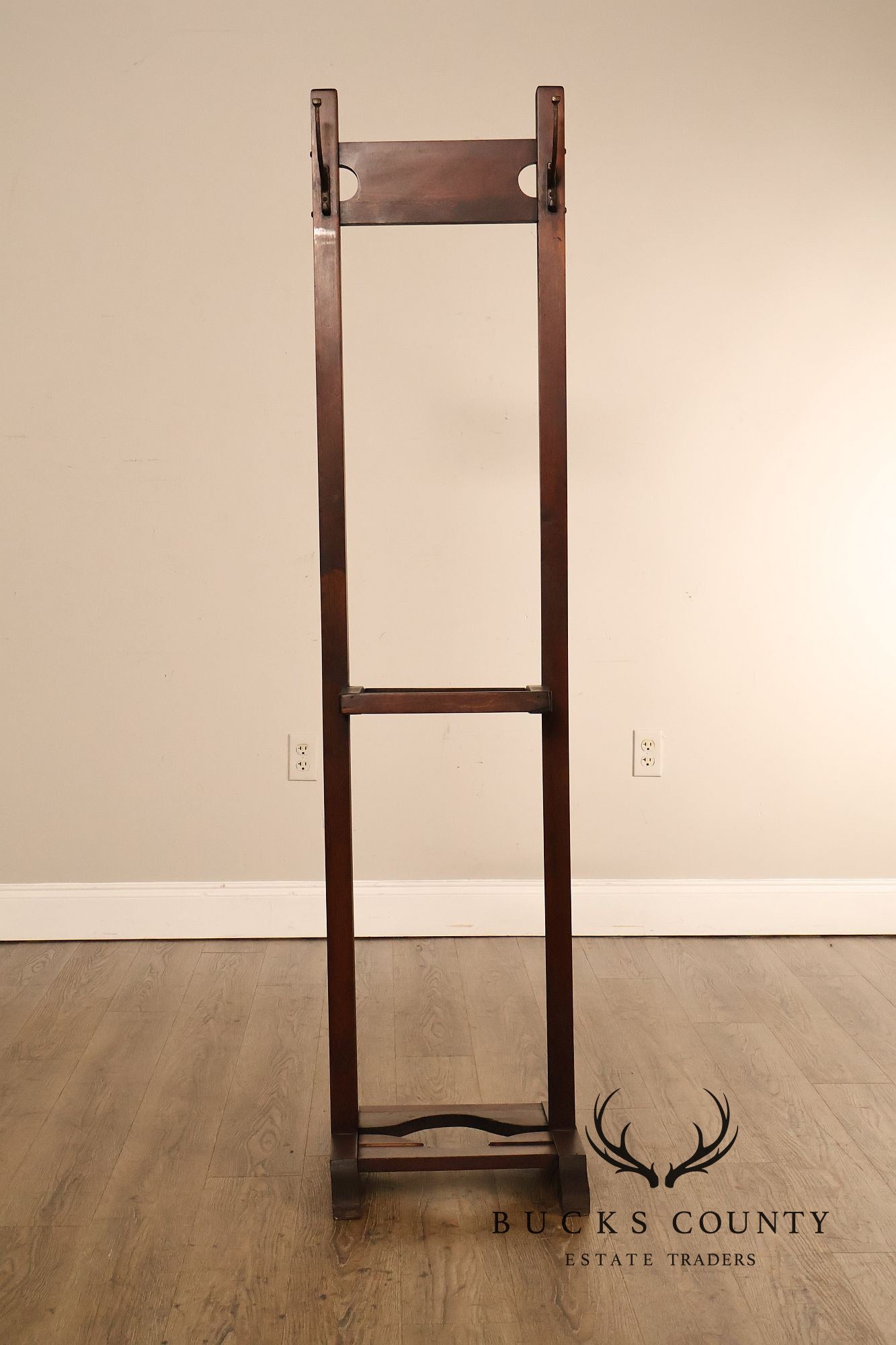 Antique Mission Style Double Sided Coat Rack