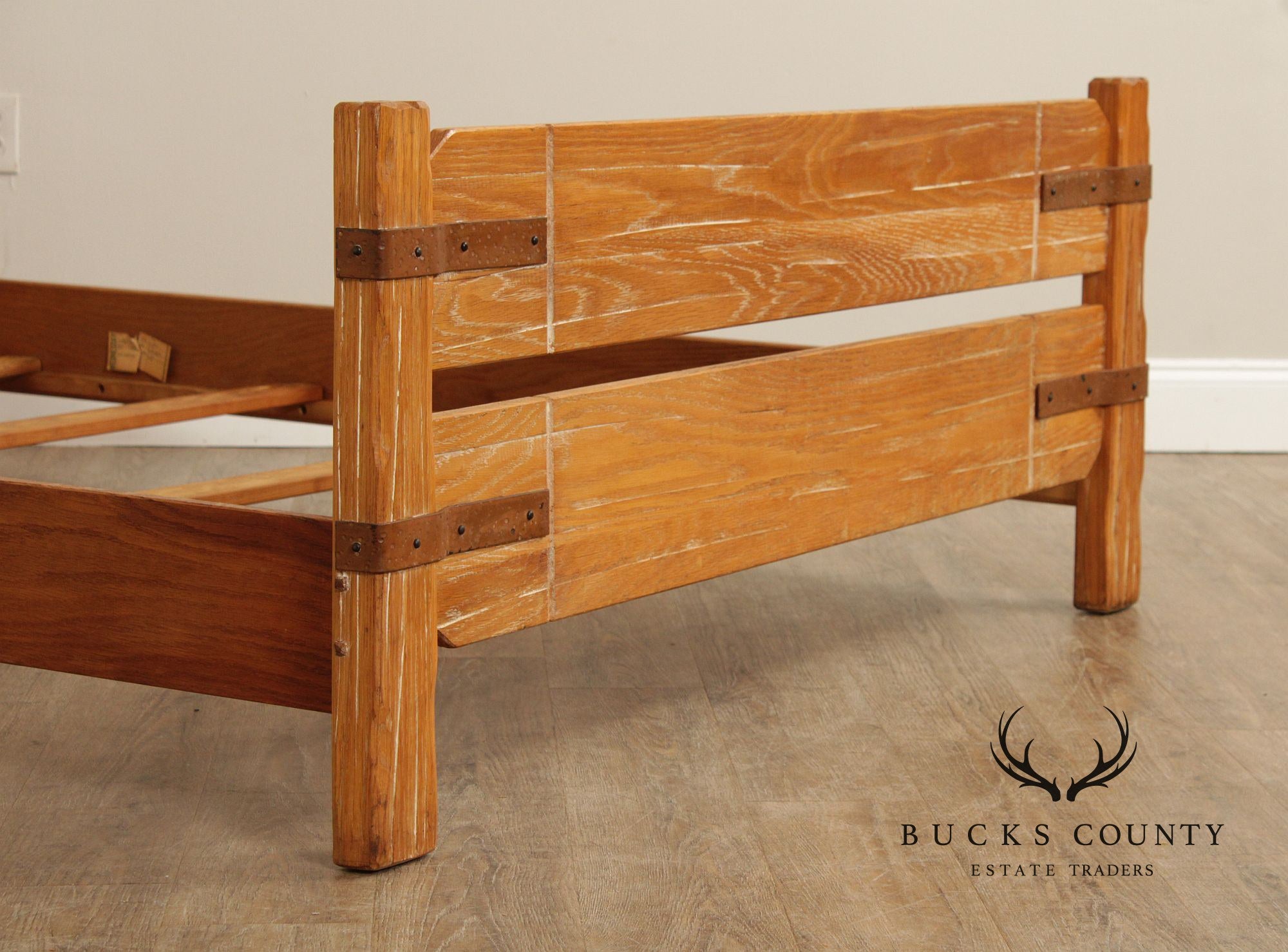 Brandt Ranch Oak Slatted Full Bed