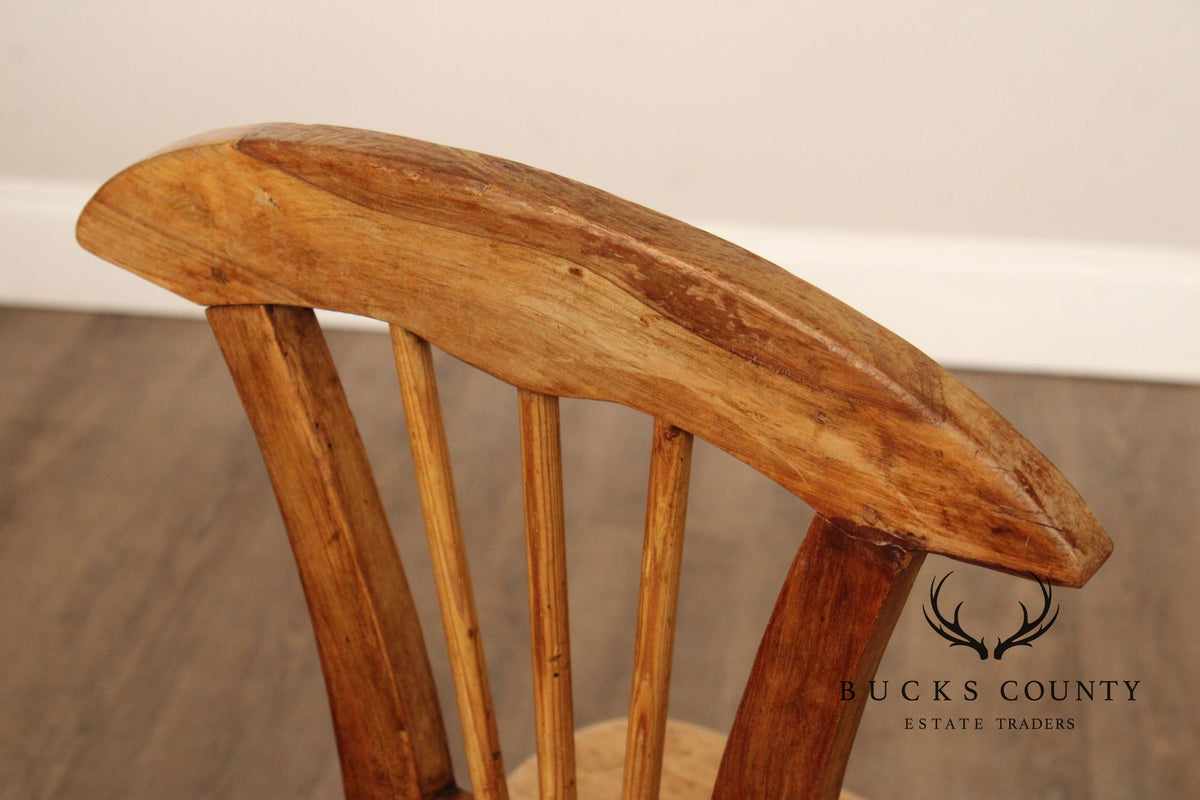 Antique Rustic European Windsor Chair