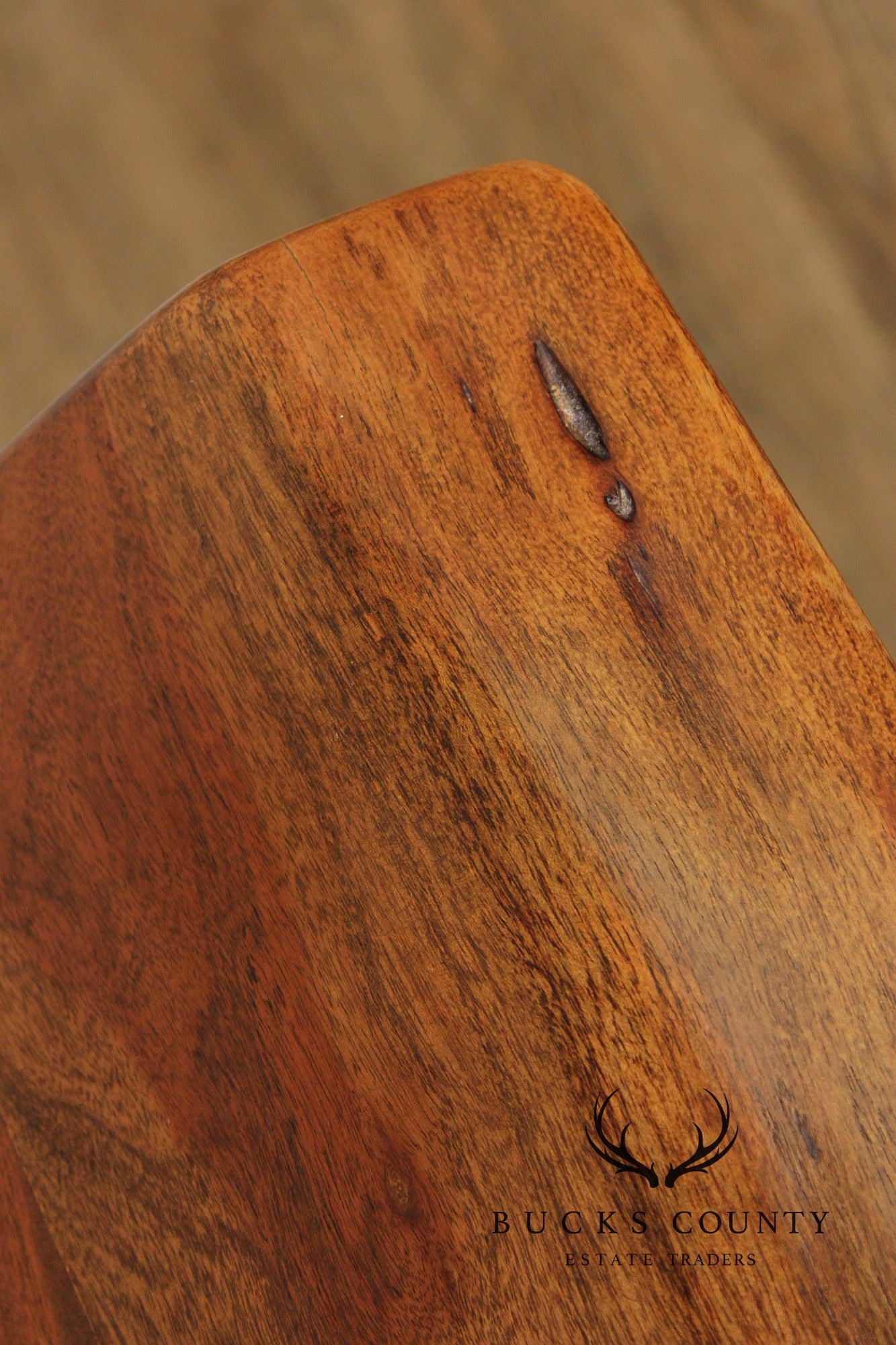 Live Edge Solid Acacia Wood Butterfly Joint Dining Table