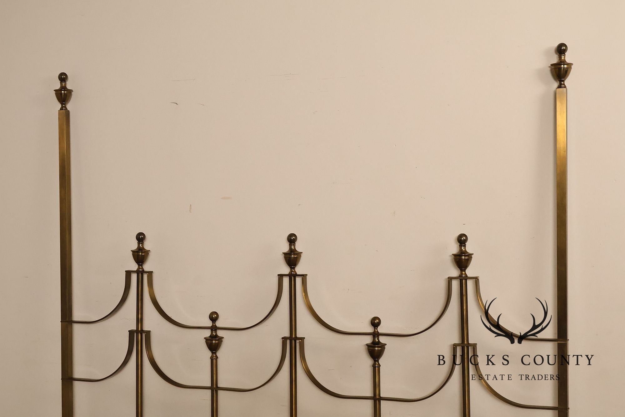 Mastercraft Vintage Brass King Headboard