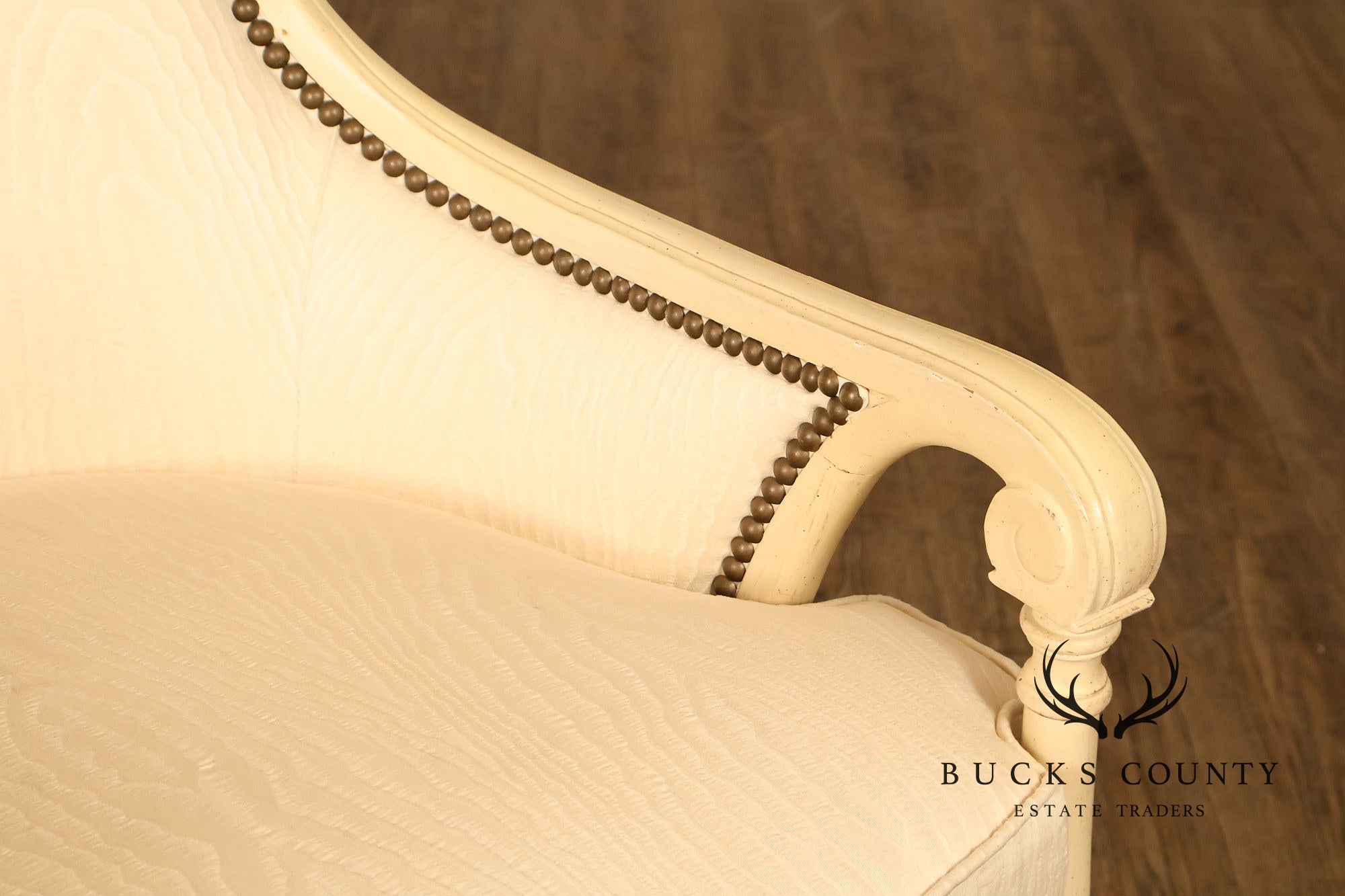 Henredon French Directoire Style Painted Armchair