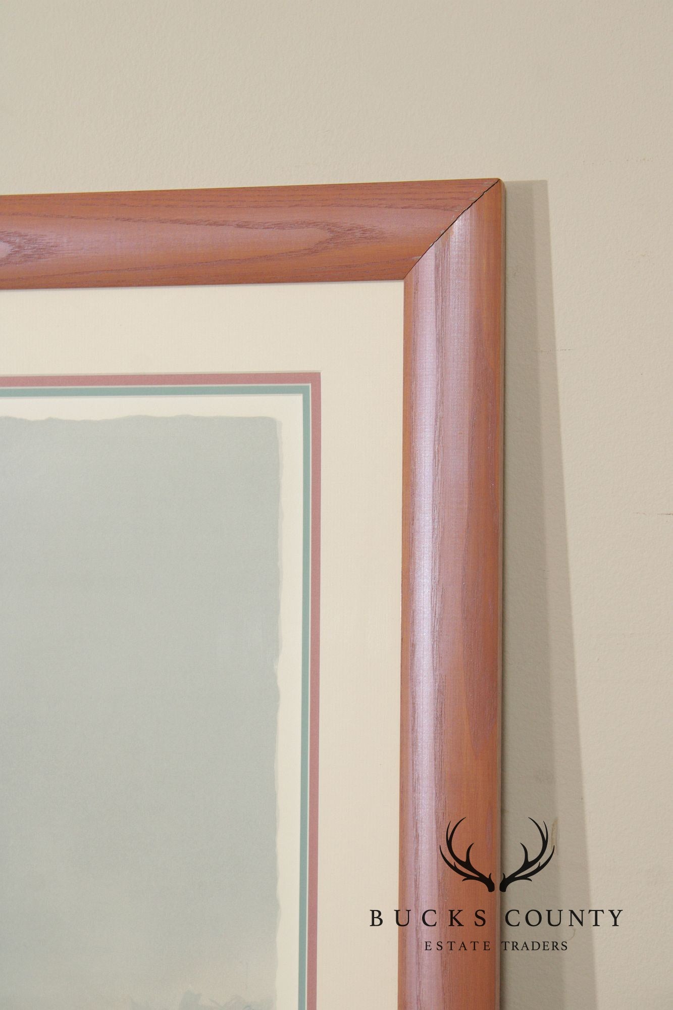 Jane Bazinet Framed Serigraph Print, 'Misty Road'