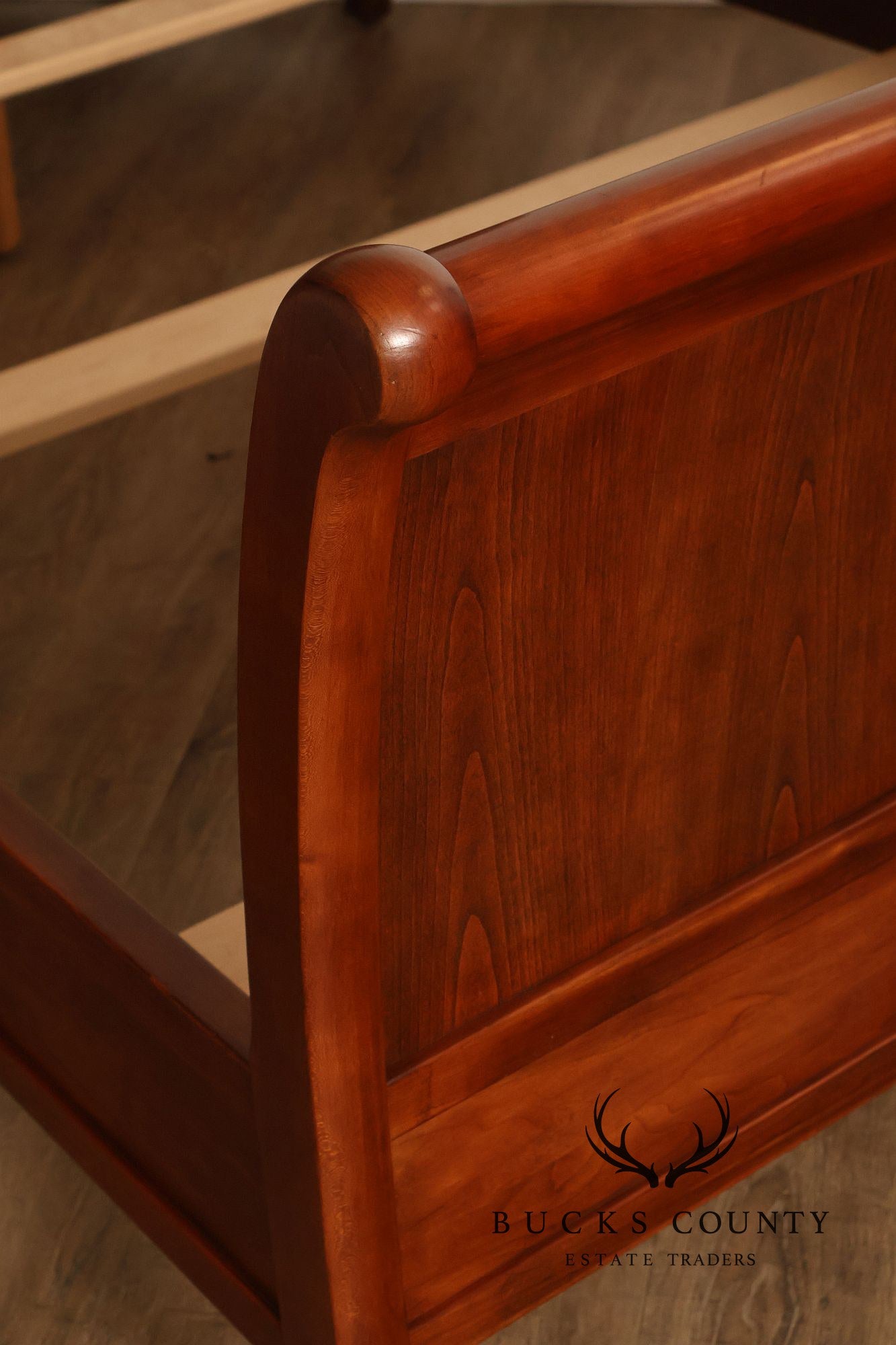 Stickley Cherry Sleigh Queen Bed